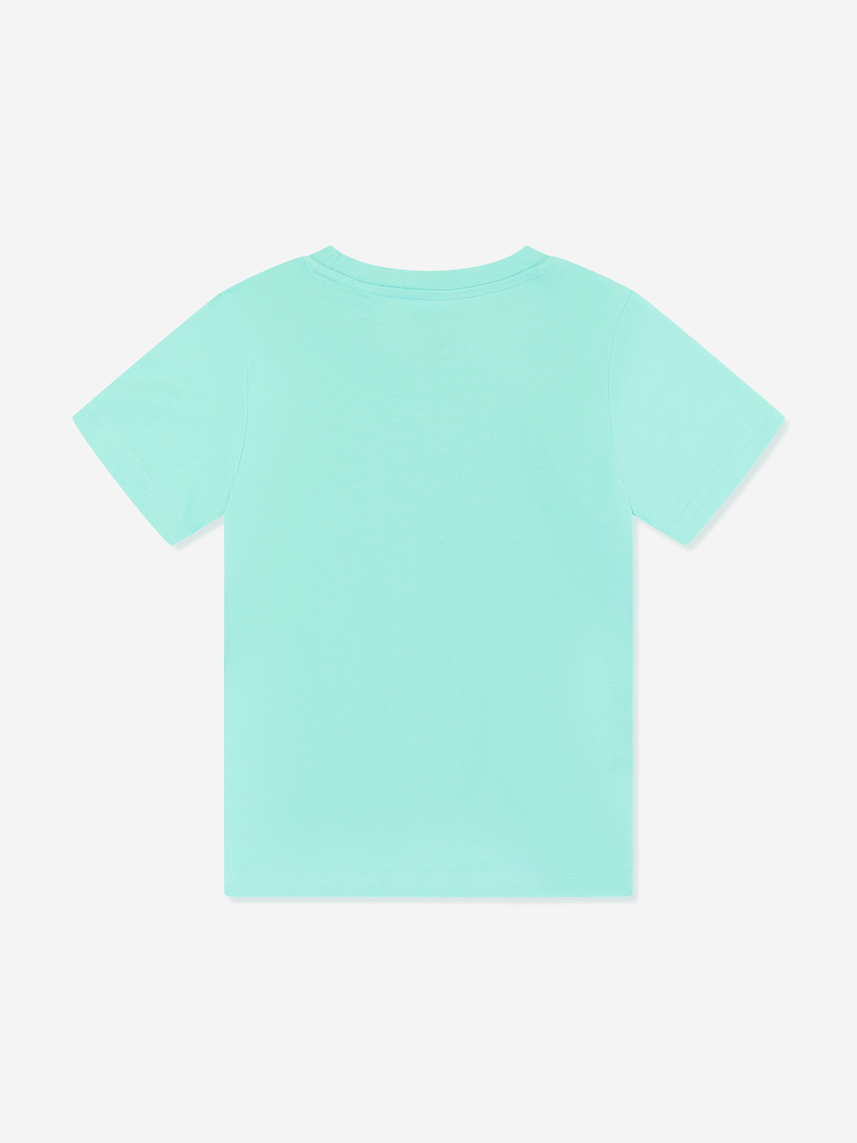Timberland Boys Logo Print T-Shirt in Blue