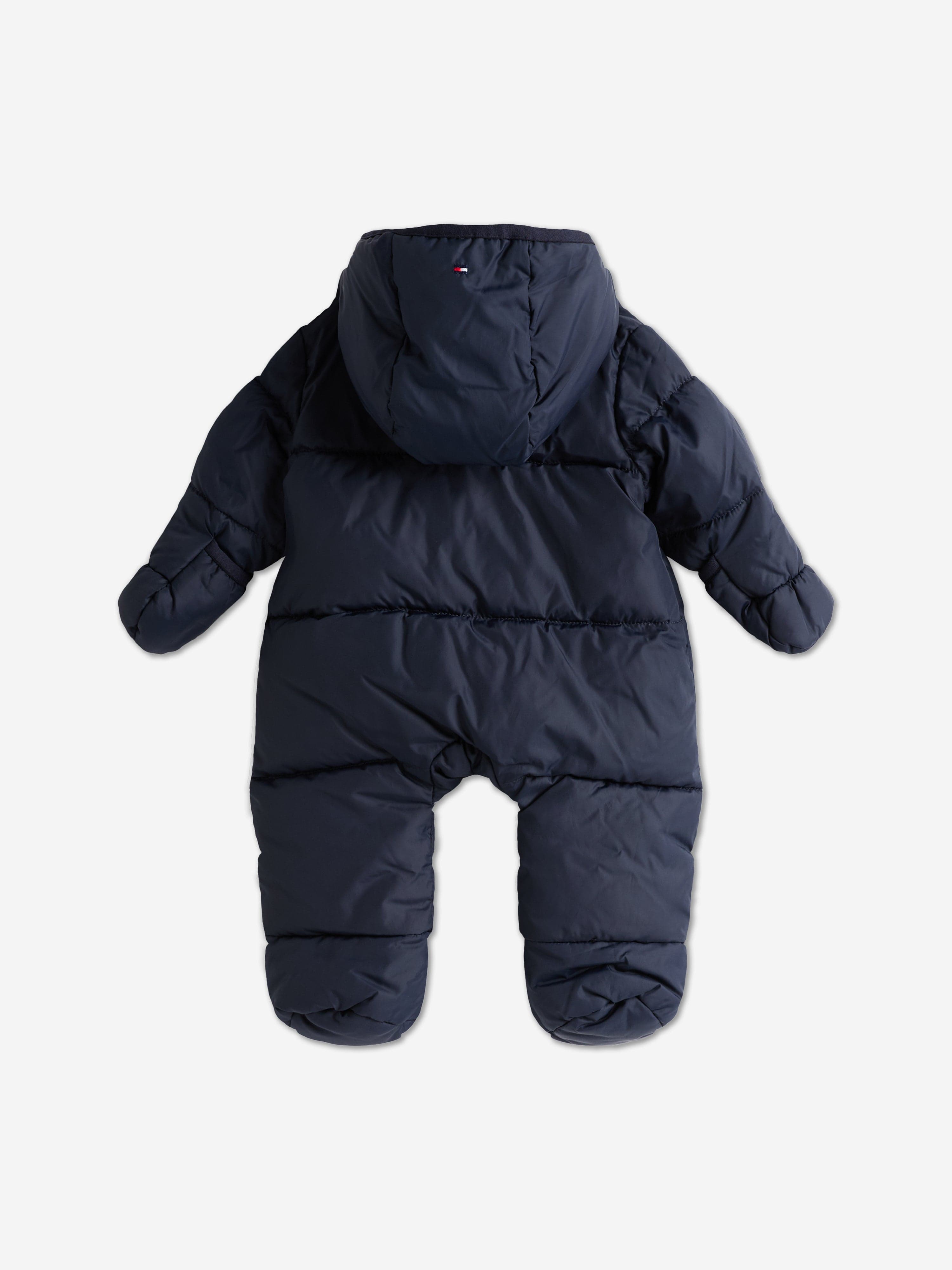 Tommy Hilfiger Baby Hooded Snowsuit in Navy