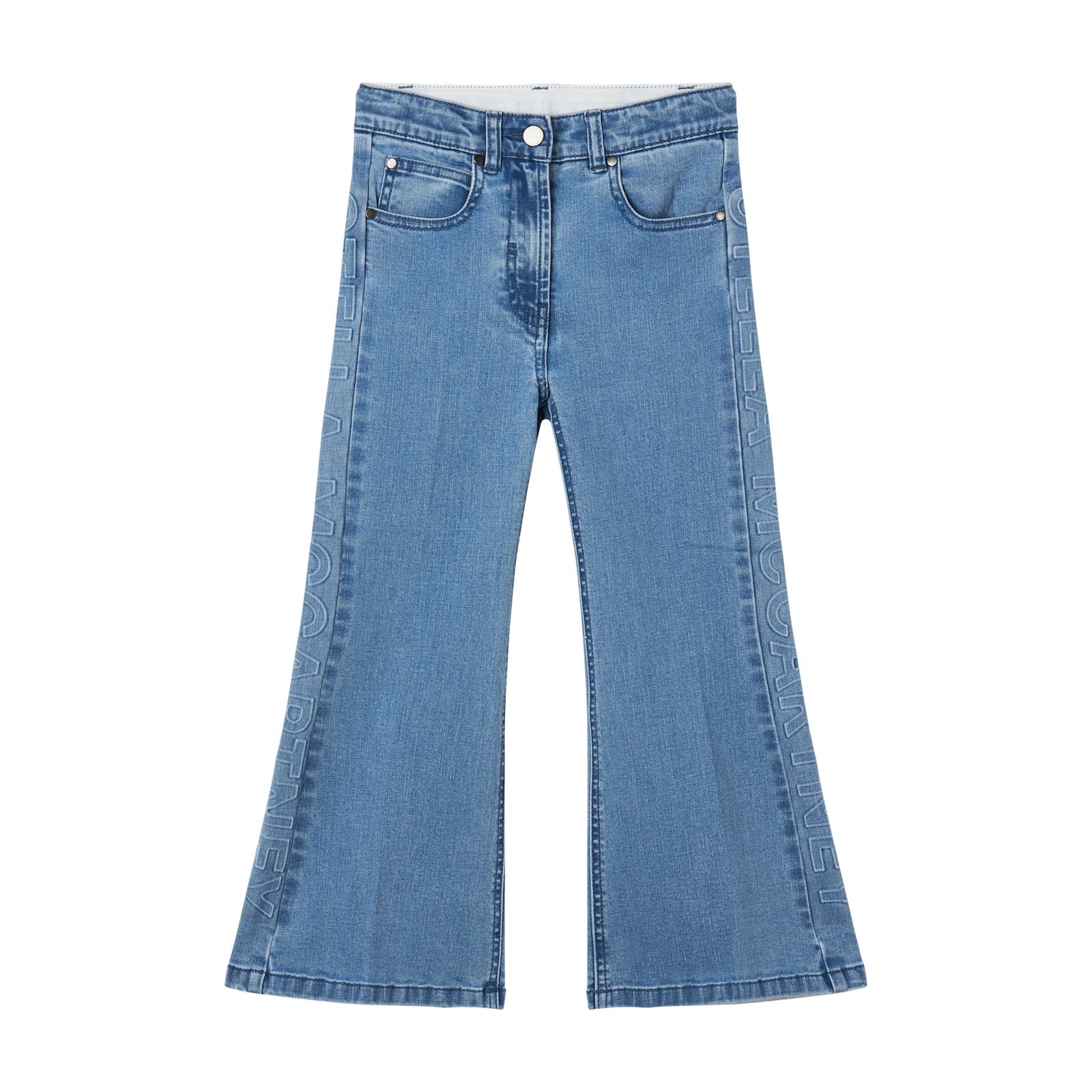 Girls Blue Denim Trousers