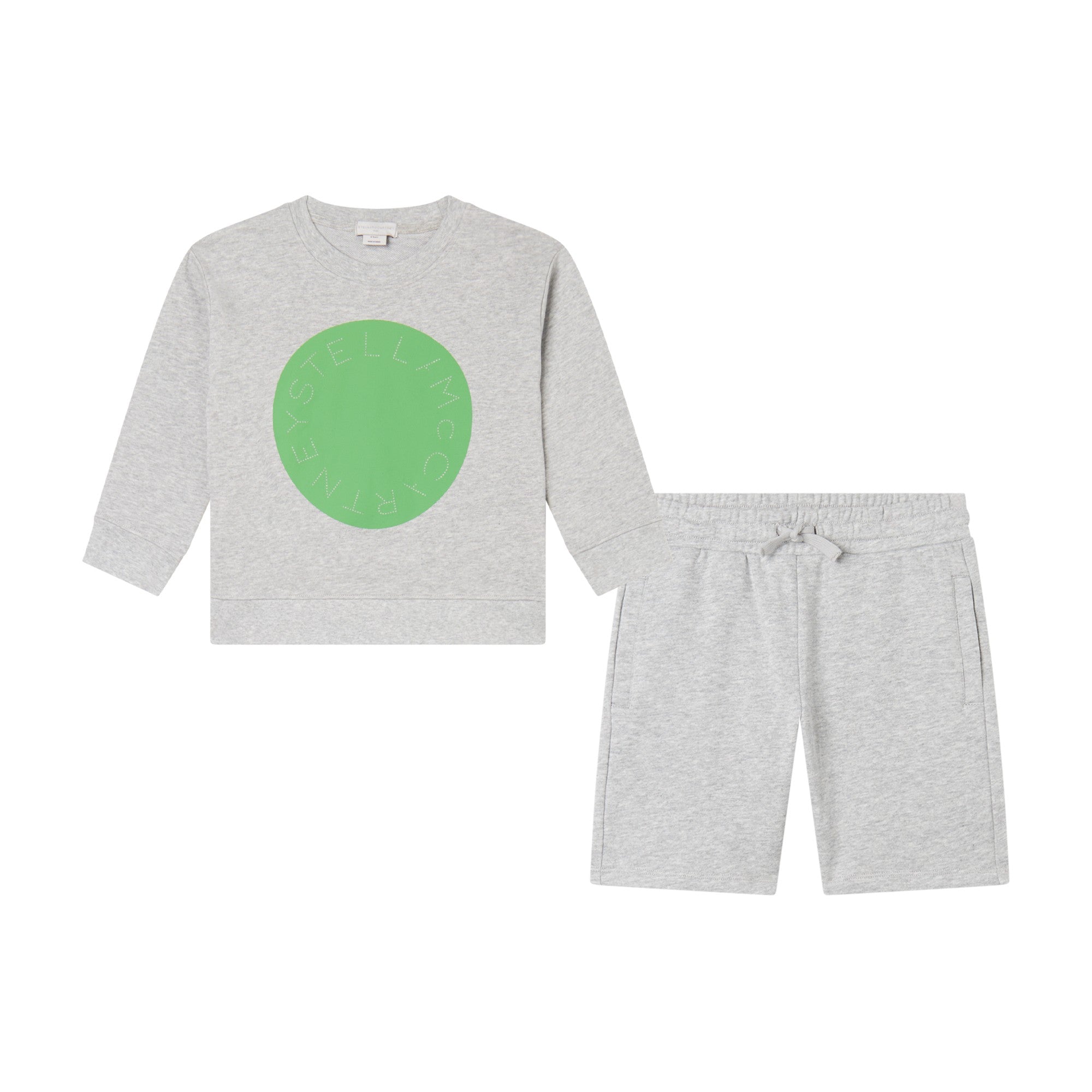 Boys Grey Cotton Set