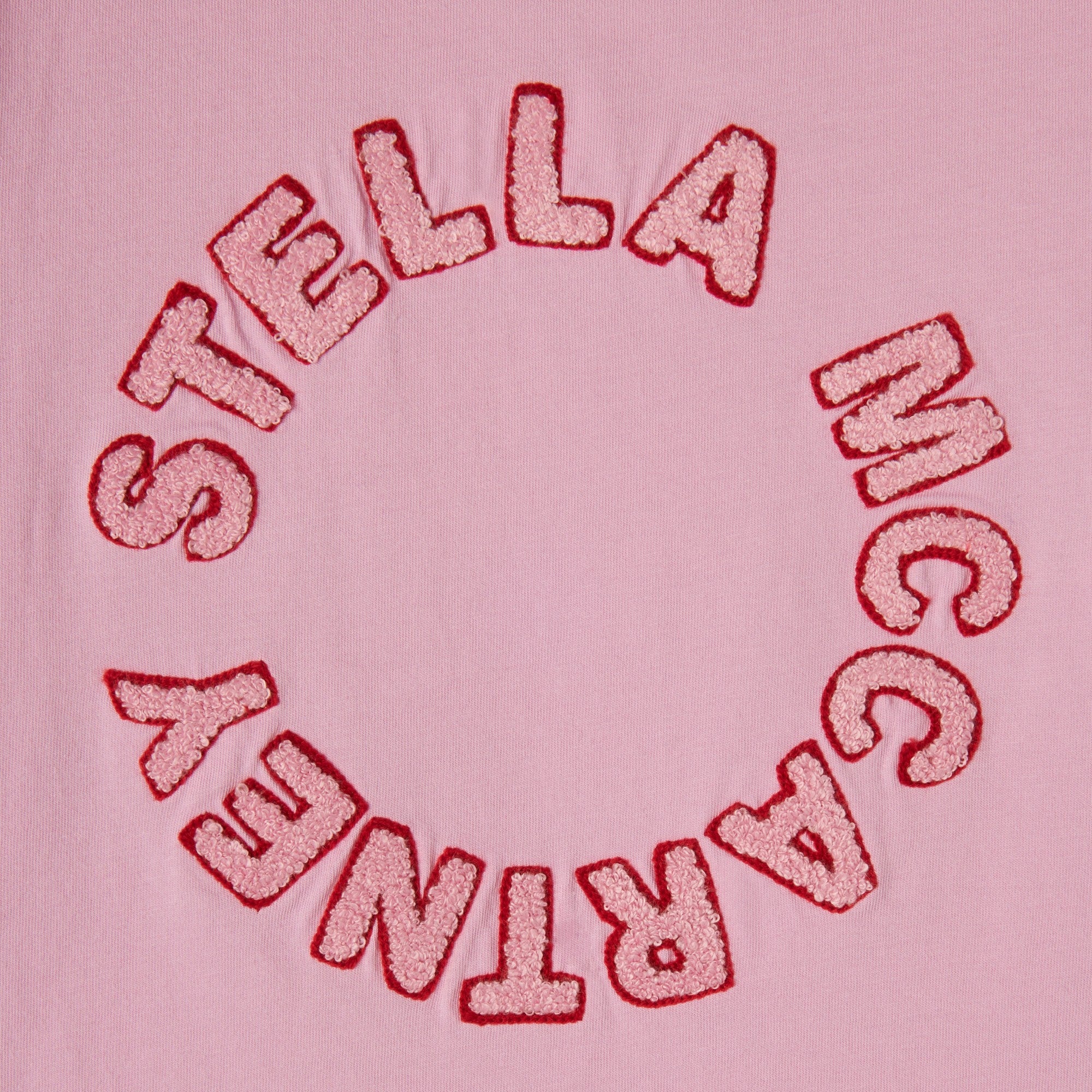 Girls Pink Logo Cotton T-Shirt