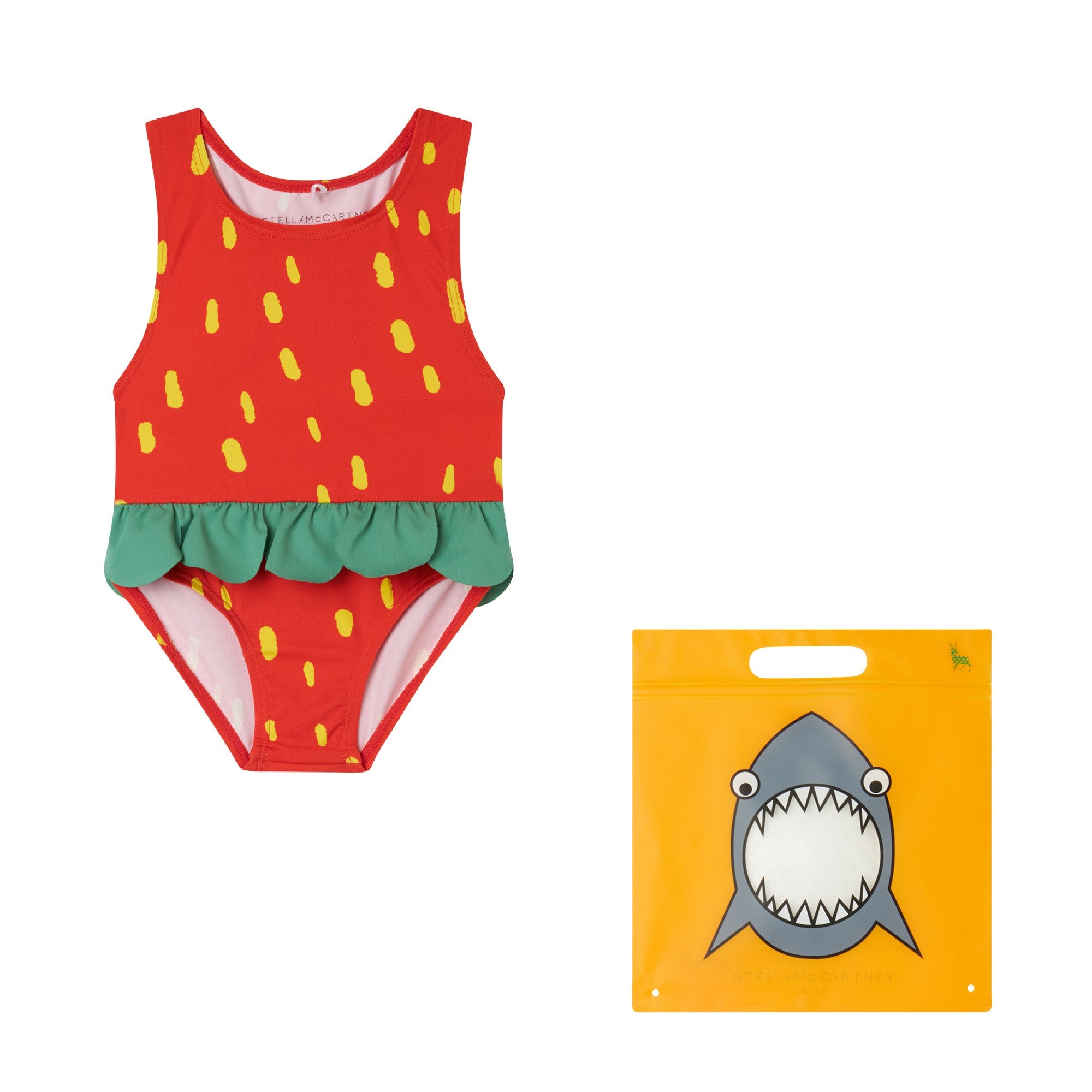 Baby Girls Red Swimsuit