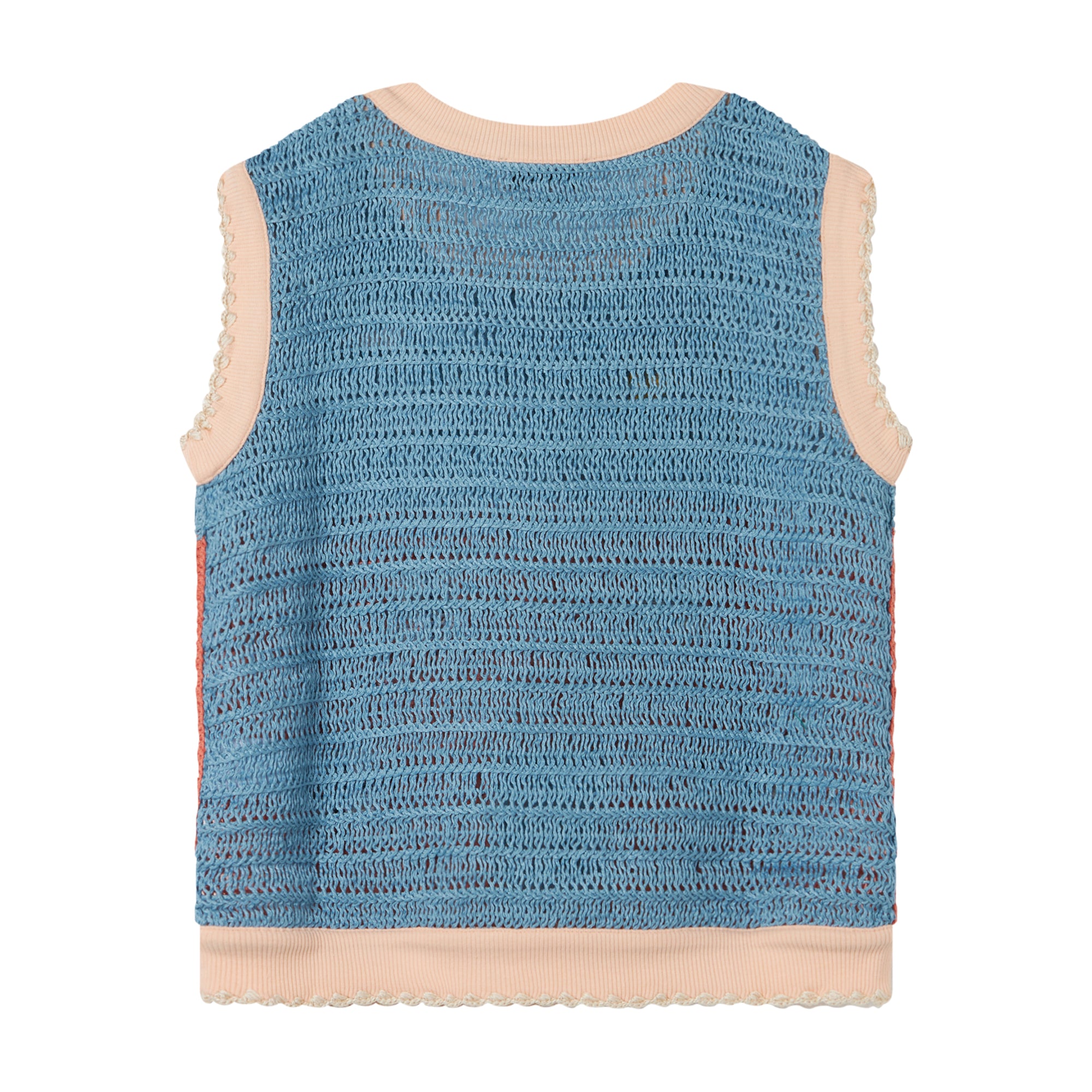 Girls Multicolor Knit Vest