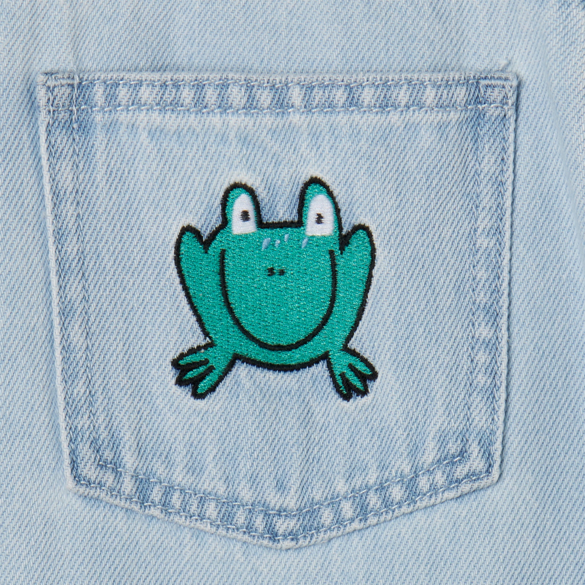 Boys Light Blue Denim Shorts