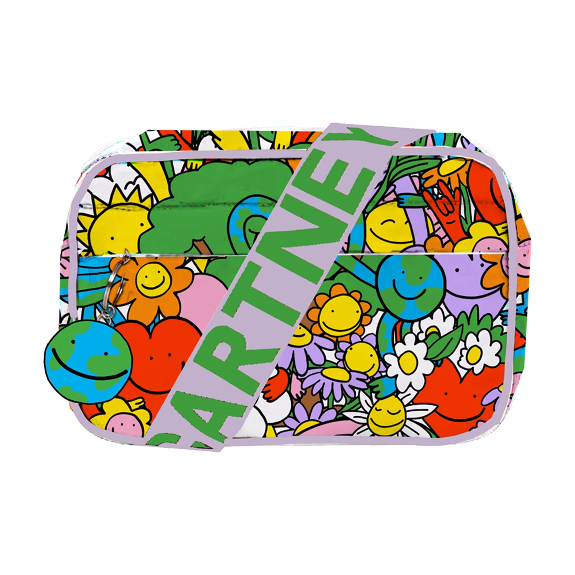 Girls Multicolor Flower Printed Bag