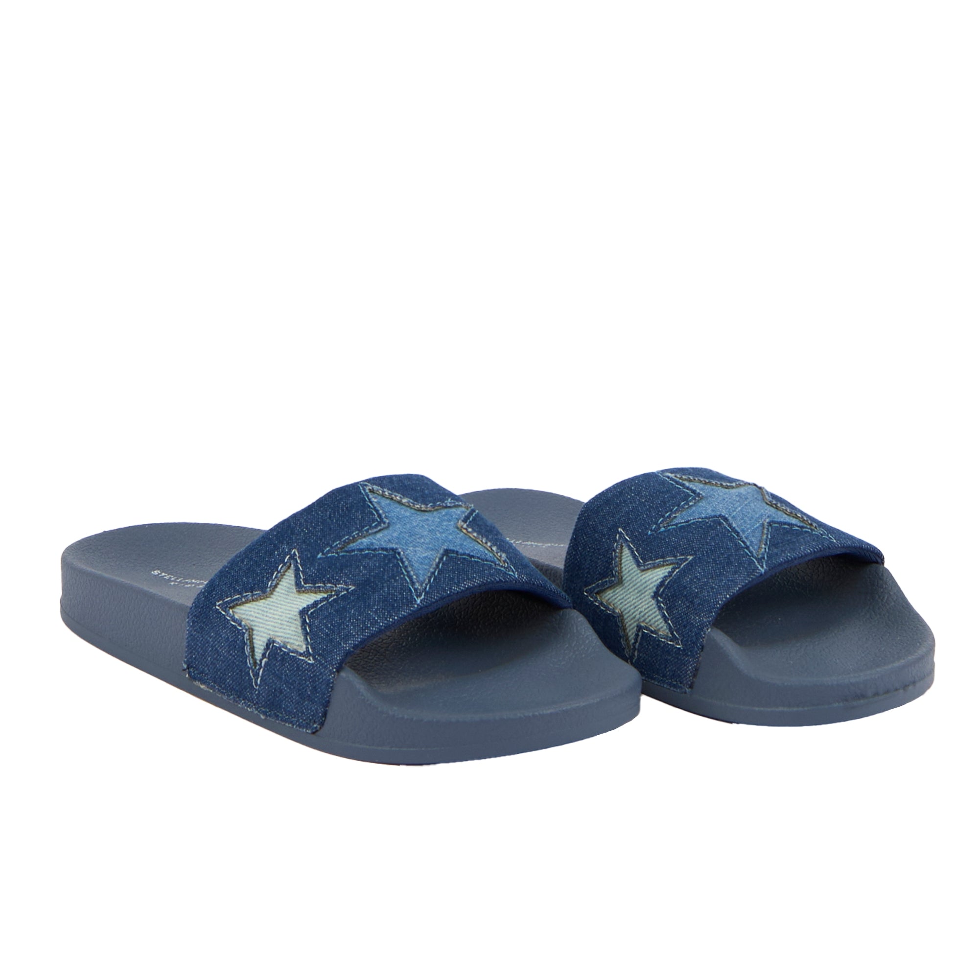 Girls Blue Denim Sandals