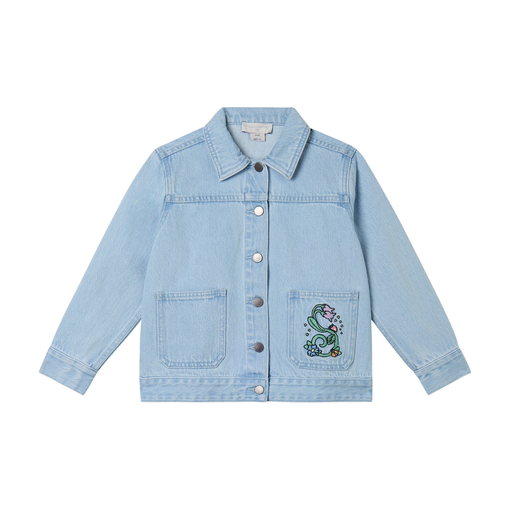 Girls Light Blue Denim Jacket