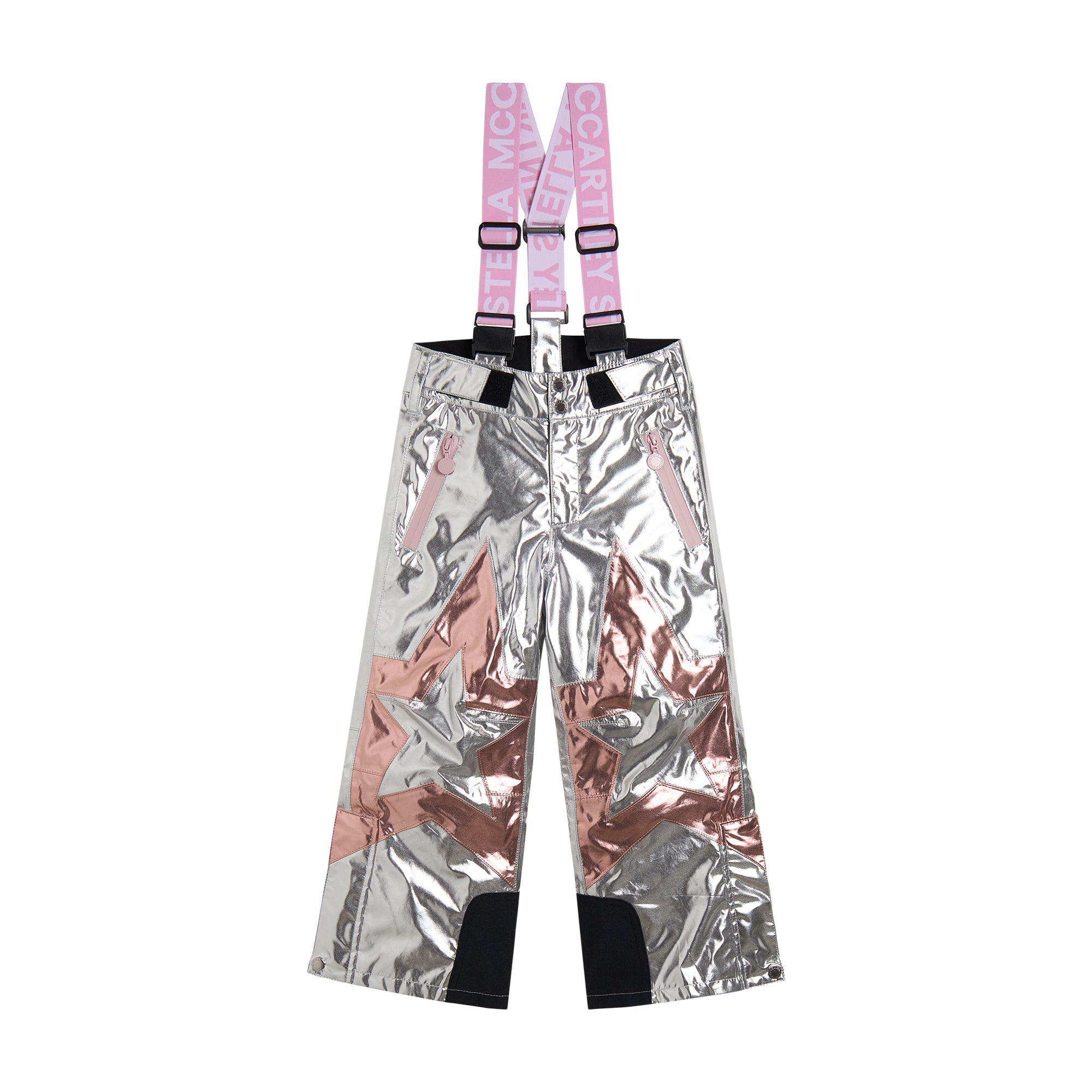 Girls Silver Ski Set