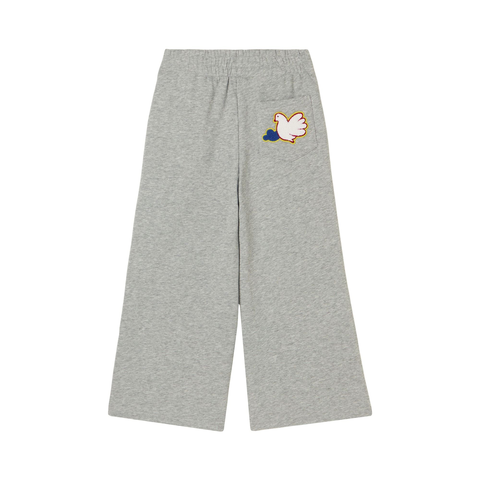 Girls Grey Cotton Trousers