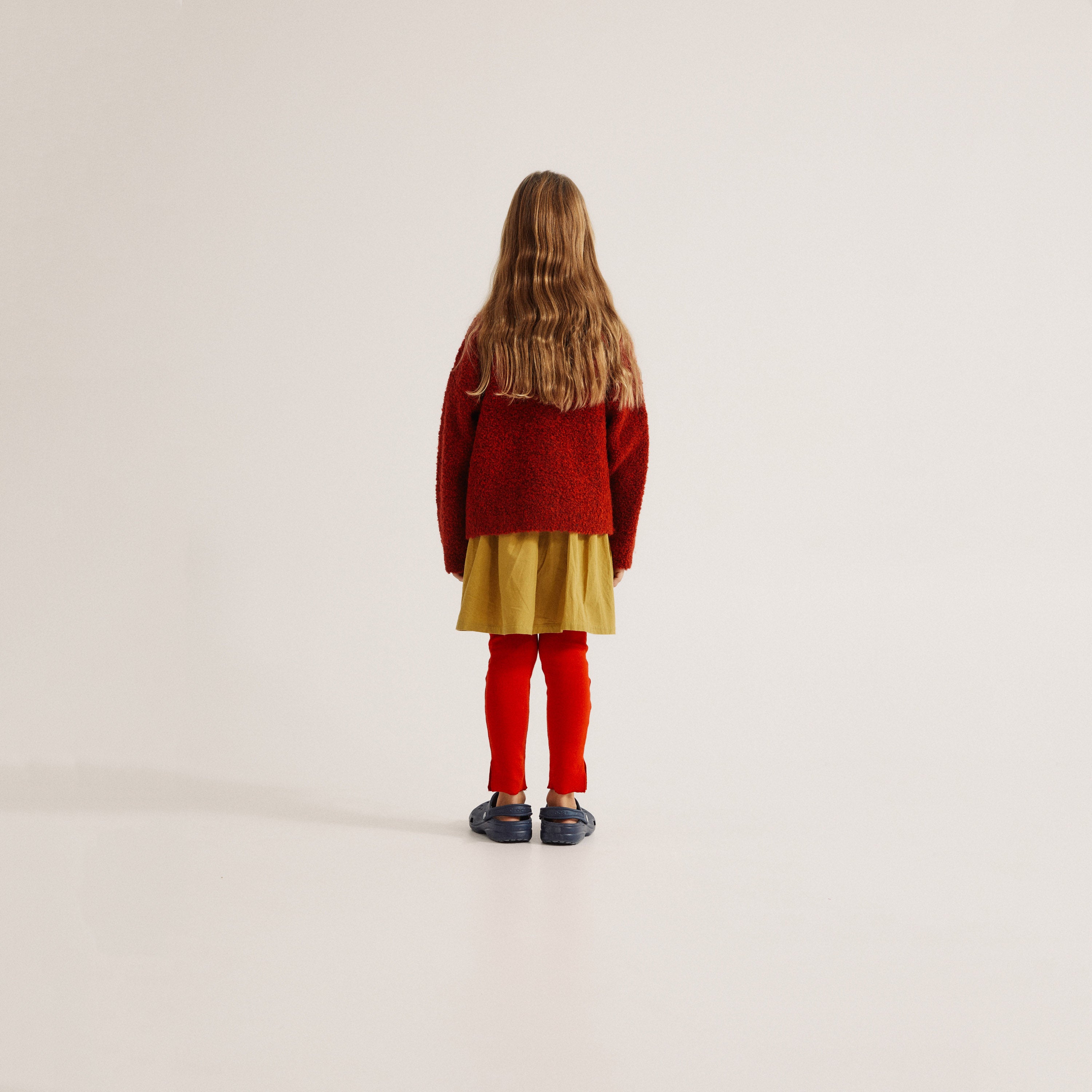 Boys & Girls Red Knit Cardigan