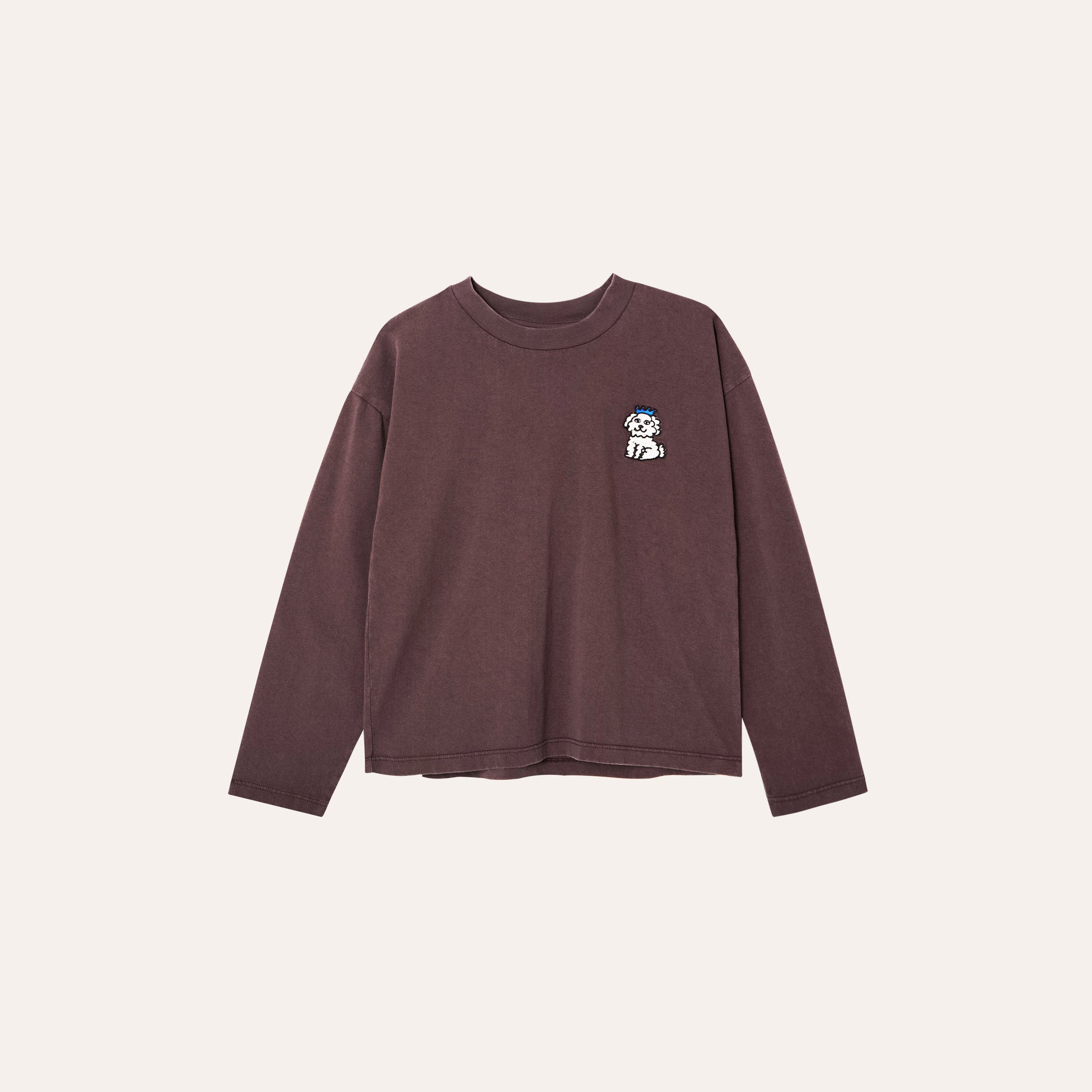 Boys & Girls Brown Cotton T-Shirt