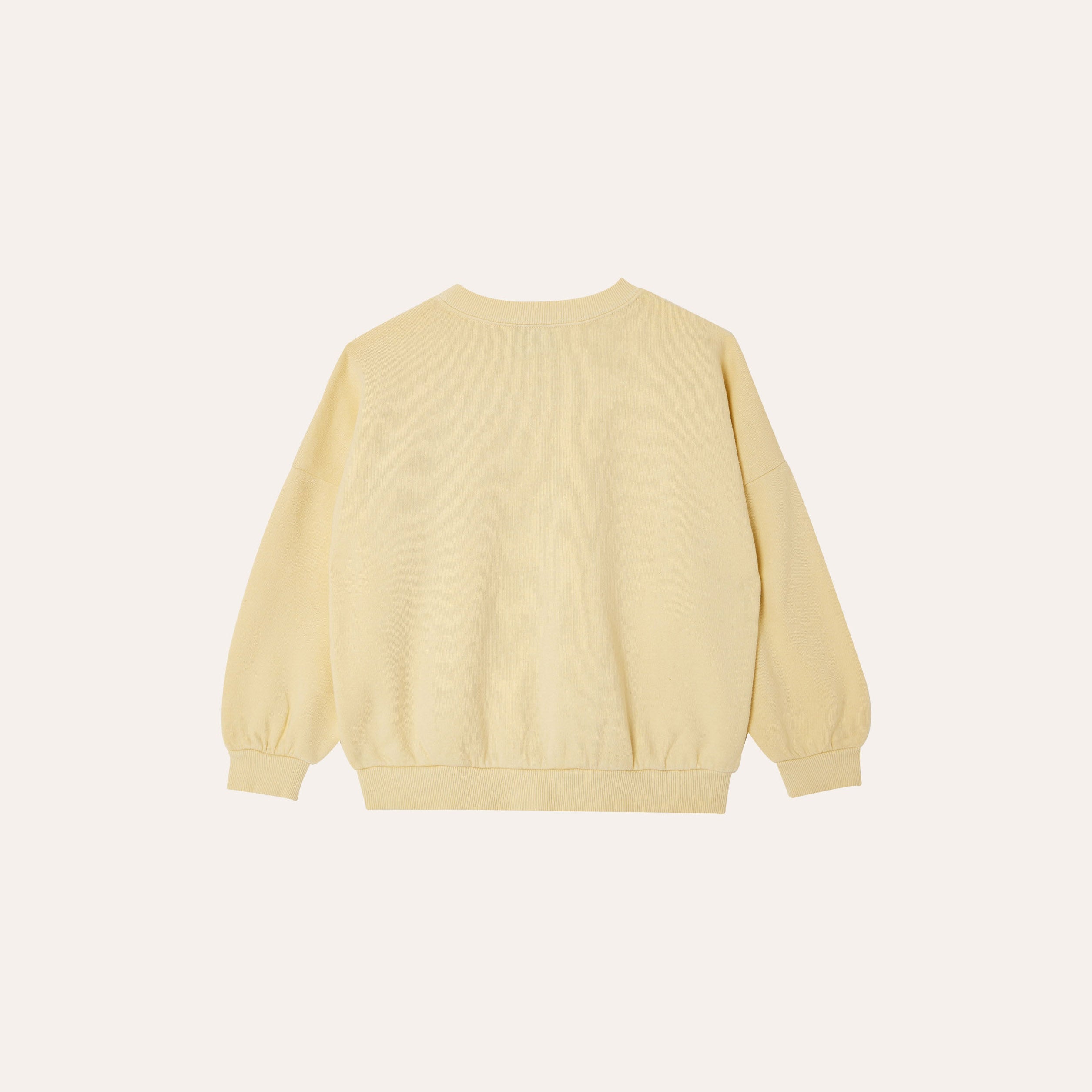 Boys & Girls Yellow Printed Cotton Sweatshirt