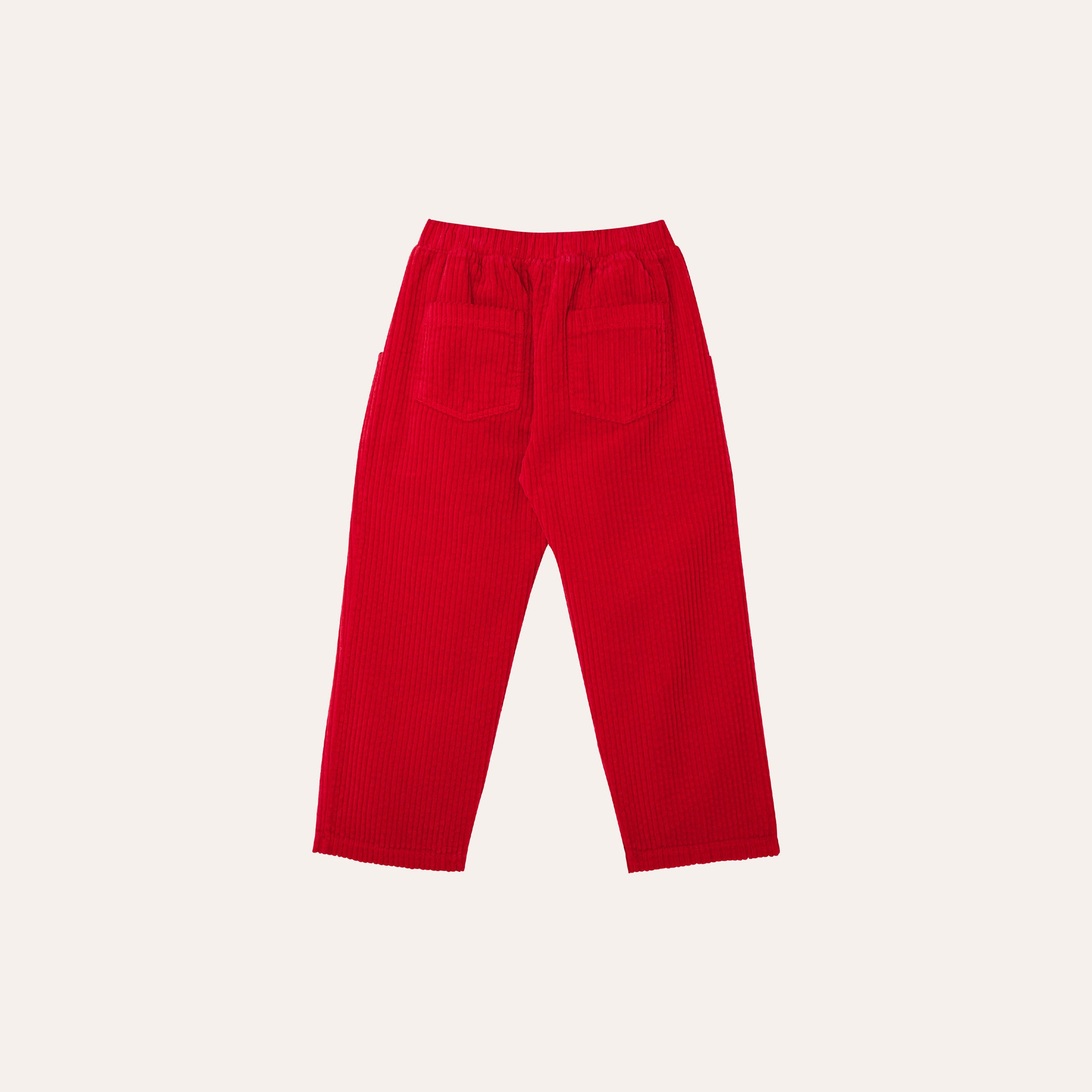 Boys & Girls Red Corduroy Trousers