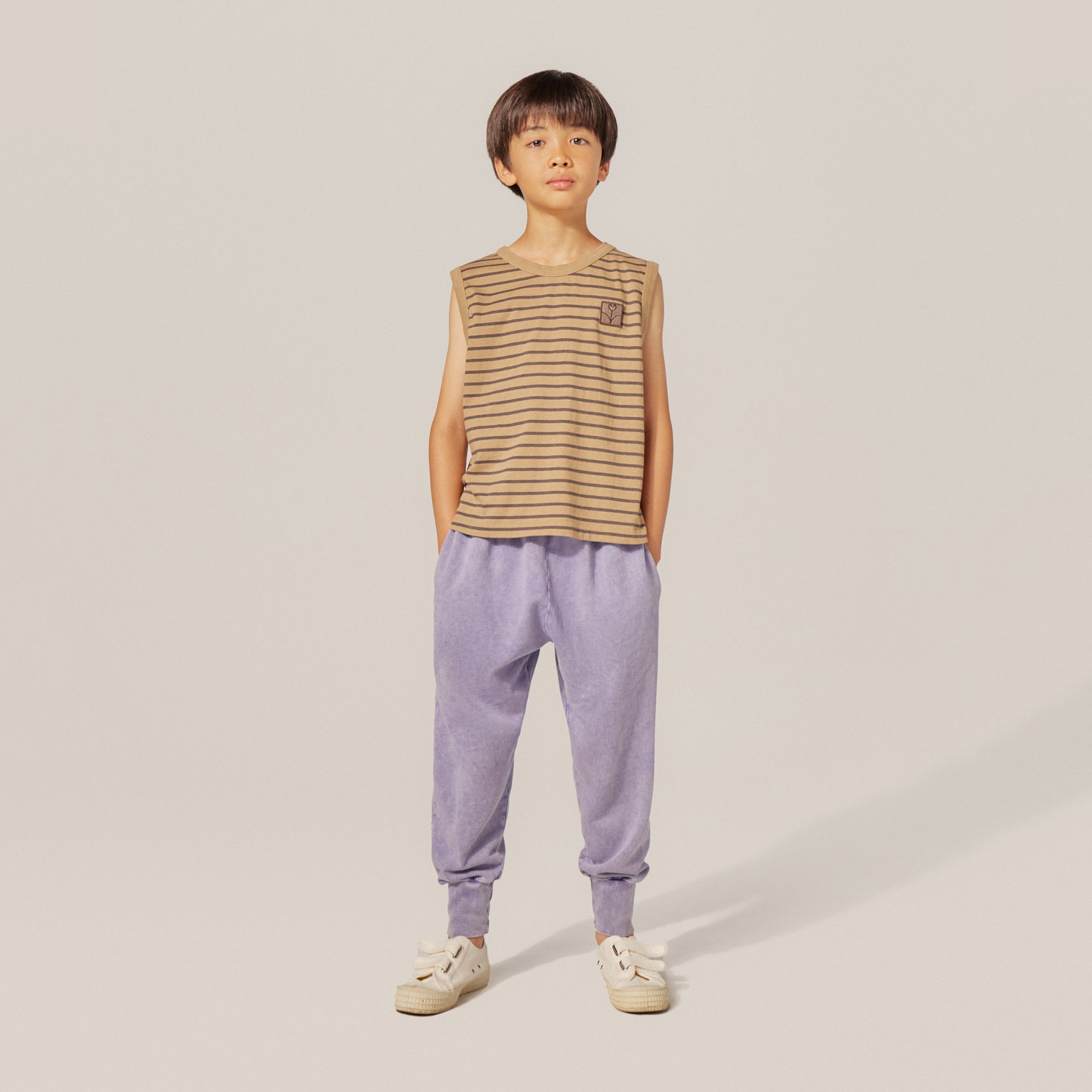 Boys & Girls Blue Cotton Trousers