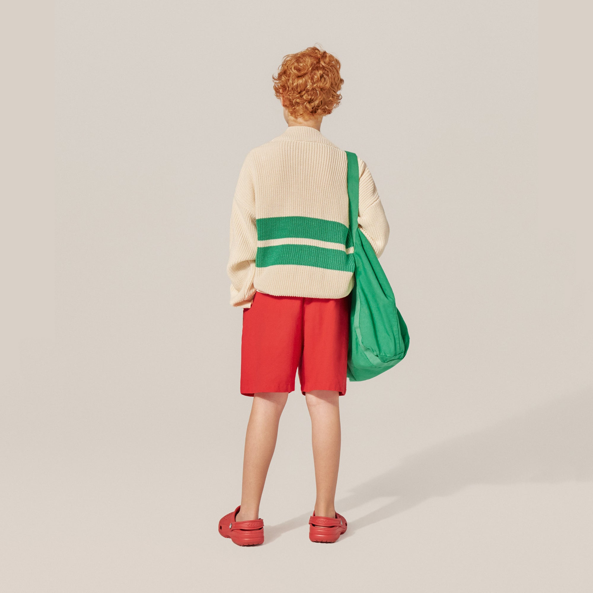 Boys & Girls Red Cotton Shorts