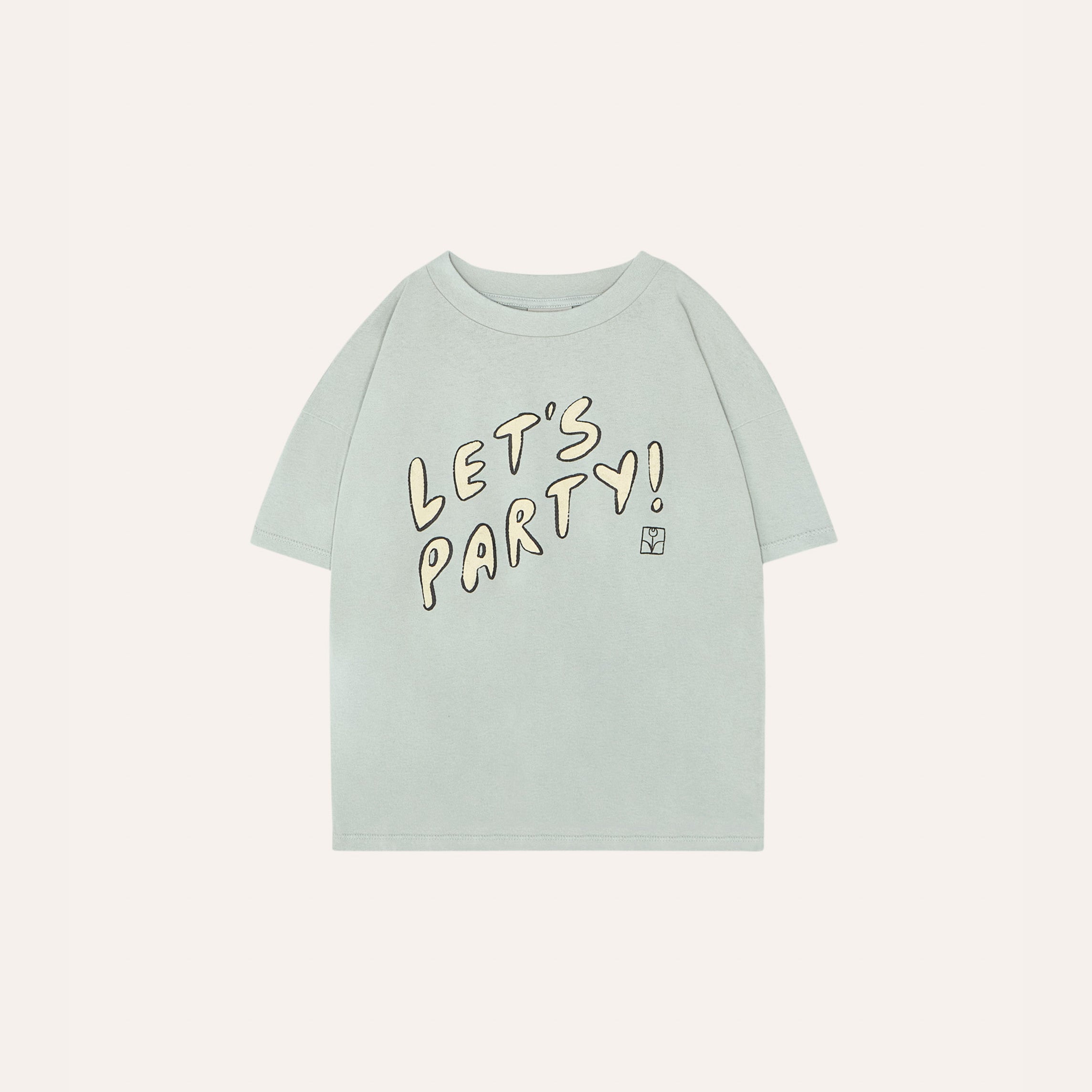 Boys & Girls Pale Green Logo Cotton T-Shirt