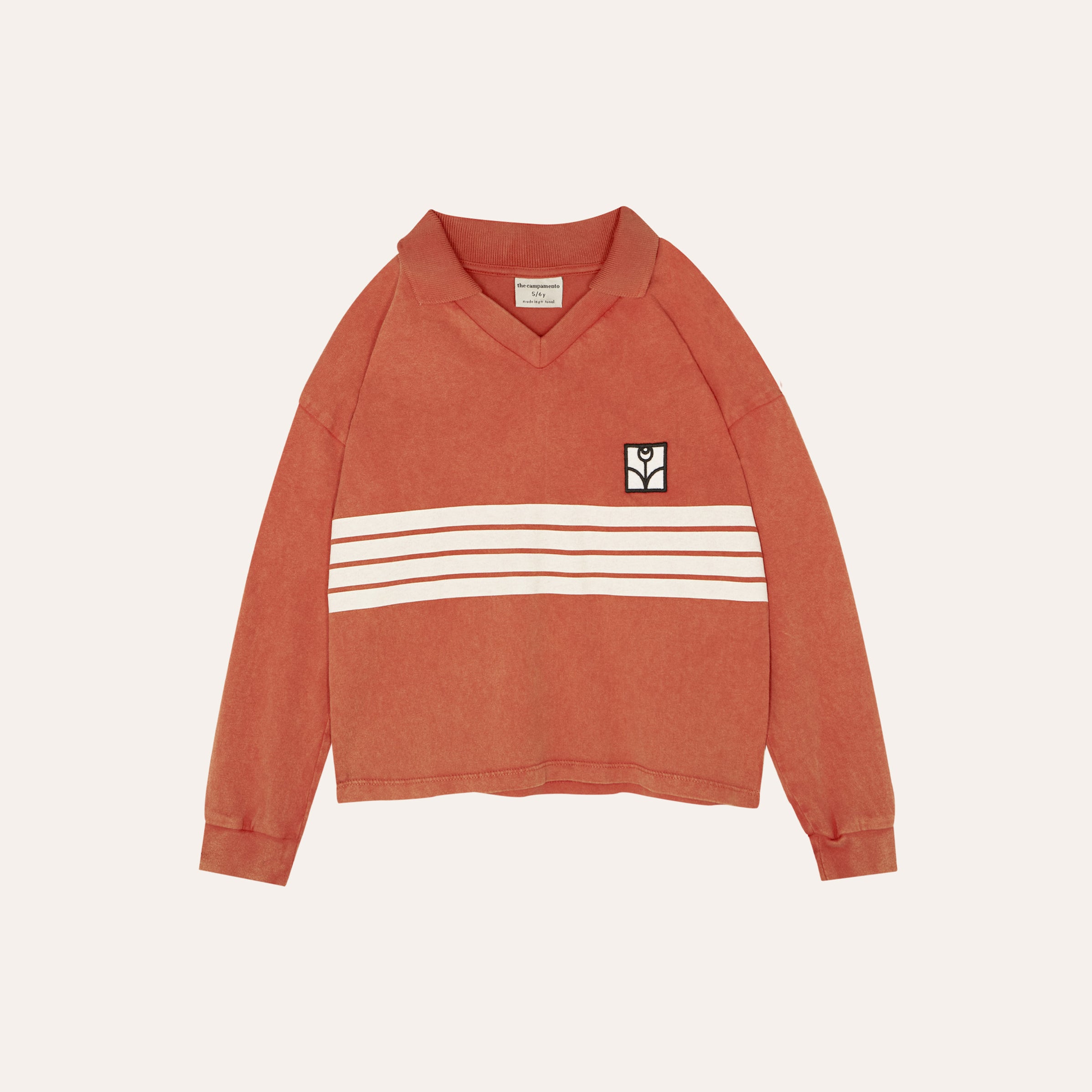 Boys & Girls Red Cotton Sweatshirt