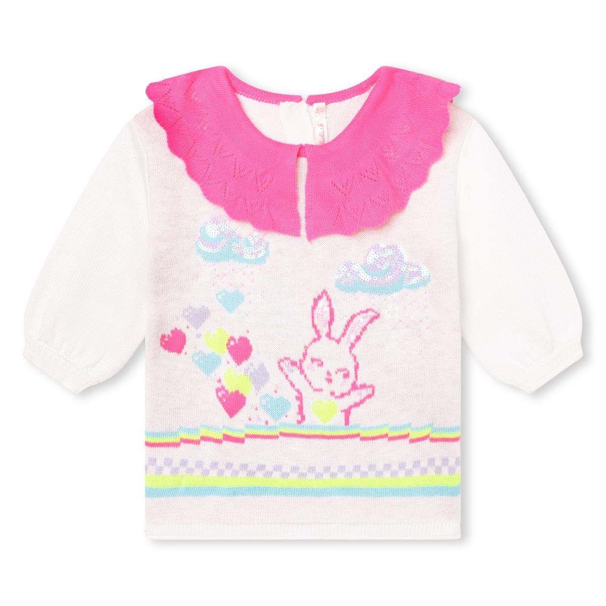 Baby Girls White Ruffled Dress