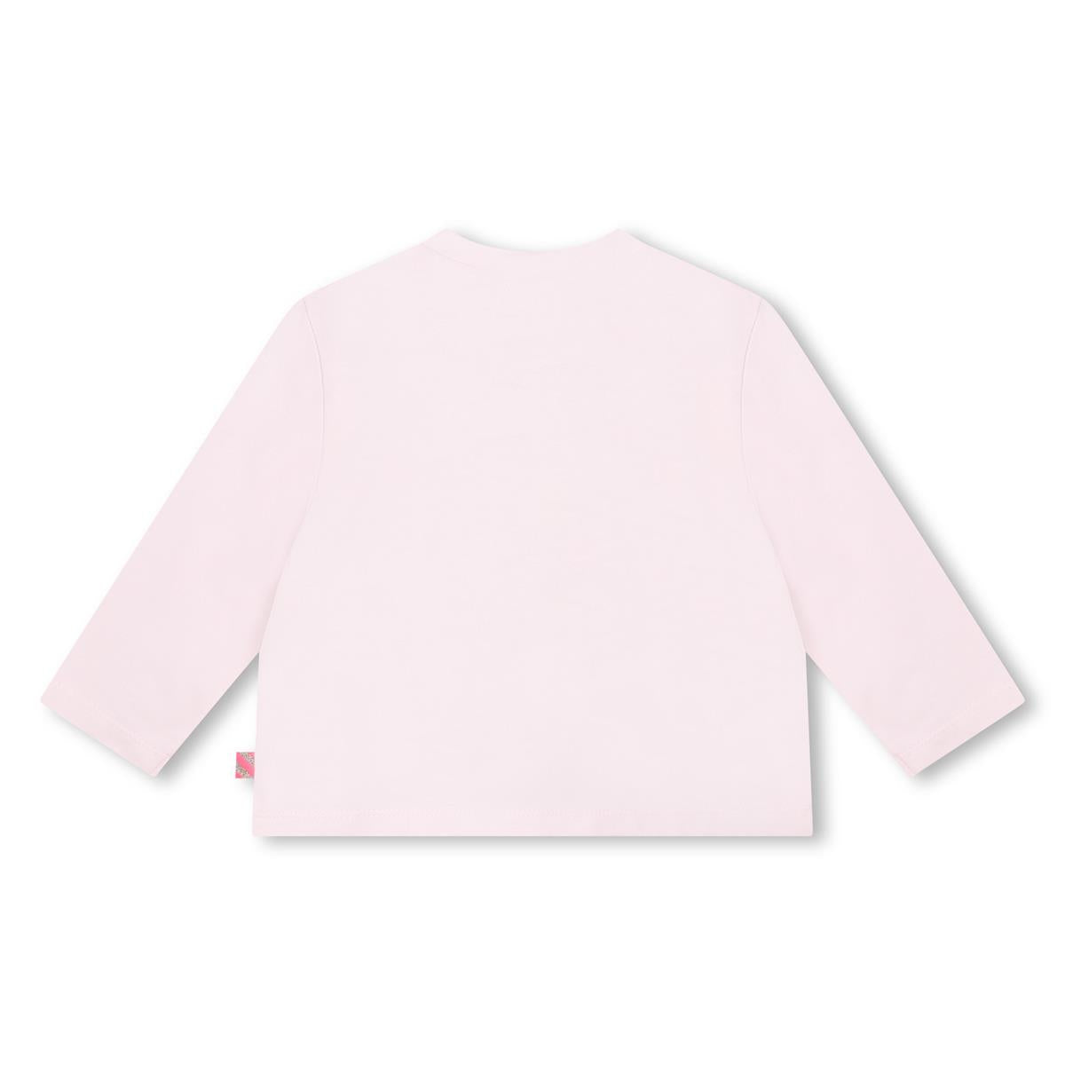 Baby Girls Light Pink Printed T-Shirt