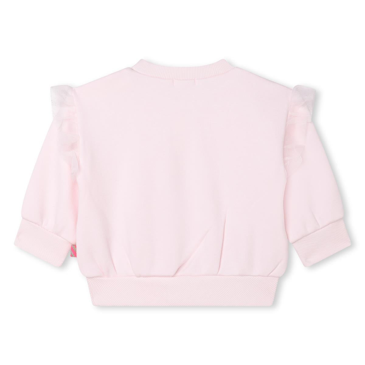 Baby Girls Pink Printed Sweatshirt
