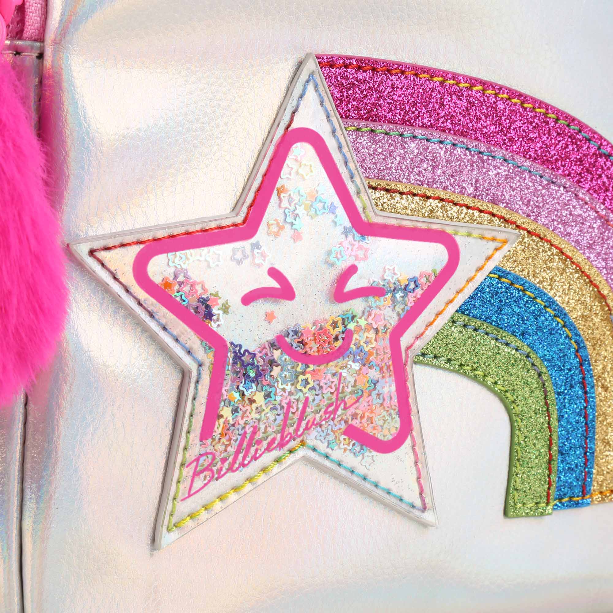 Girls Pearl Rainbow Backpack(27cm)