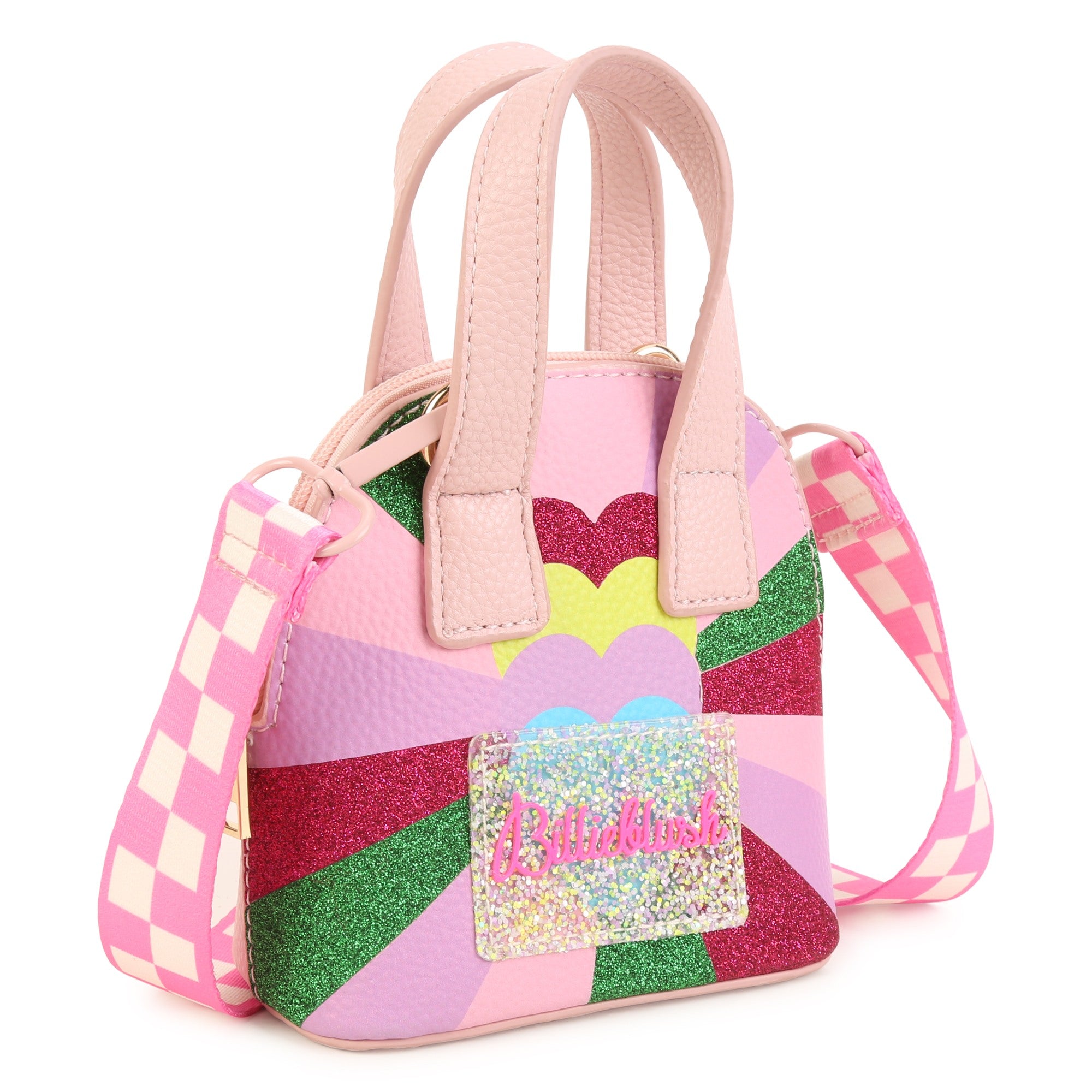 Girls Pink Logo Shoulder Bag