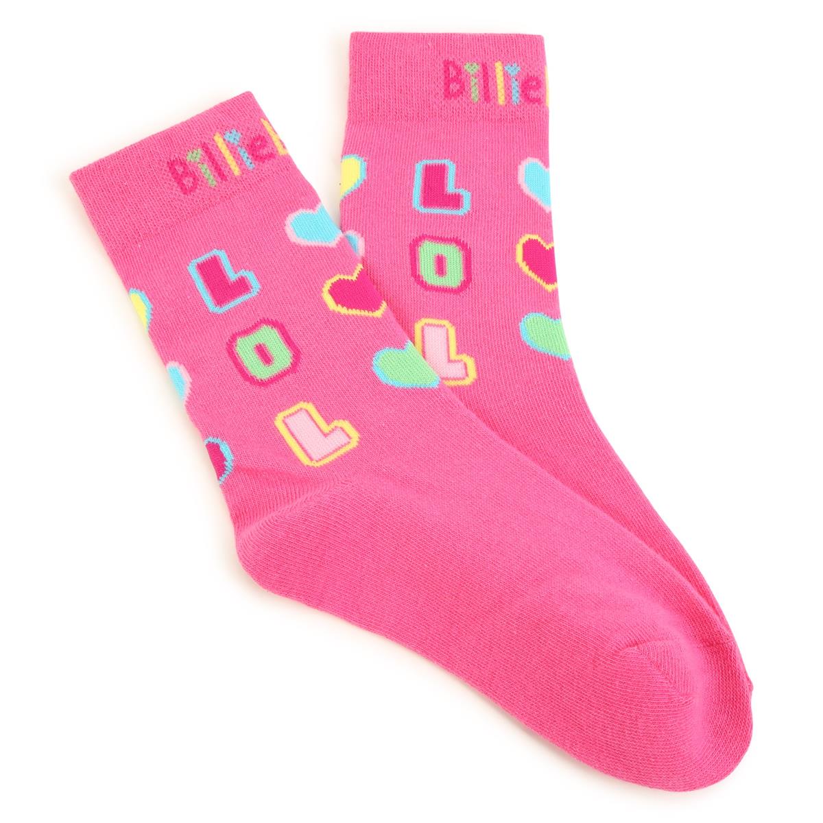 Girls Pink Socks