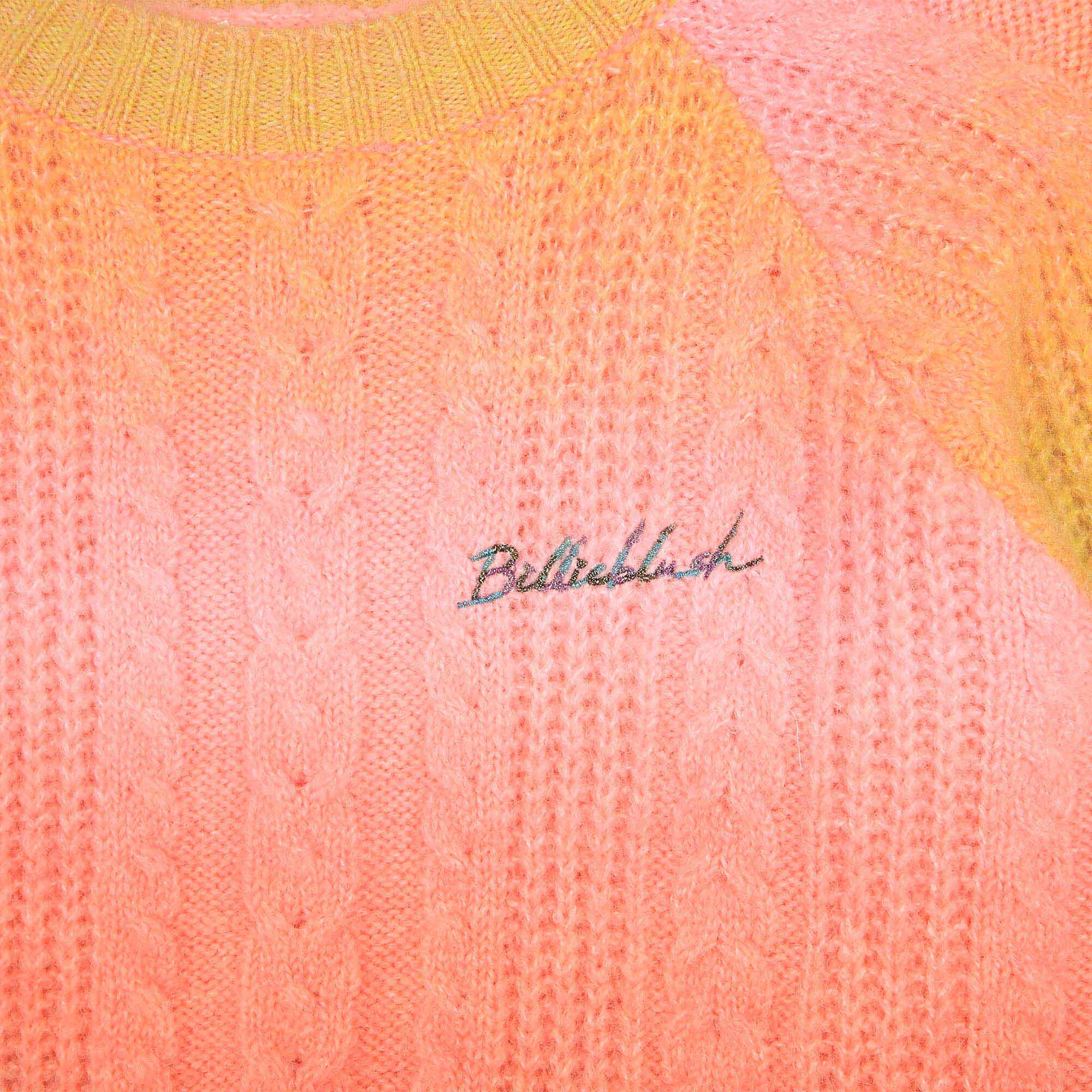 Girls Pink Knit Dress