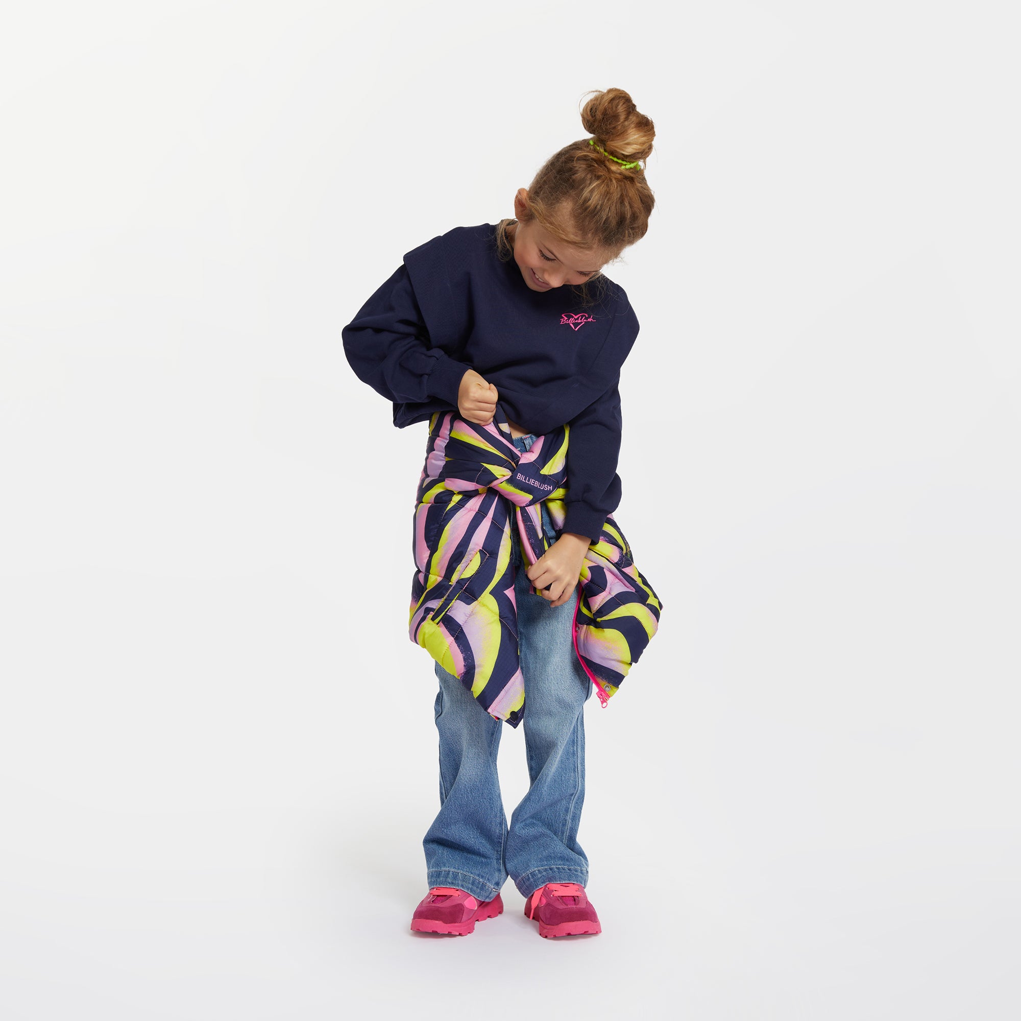 Girls Blue Denim Trousers
