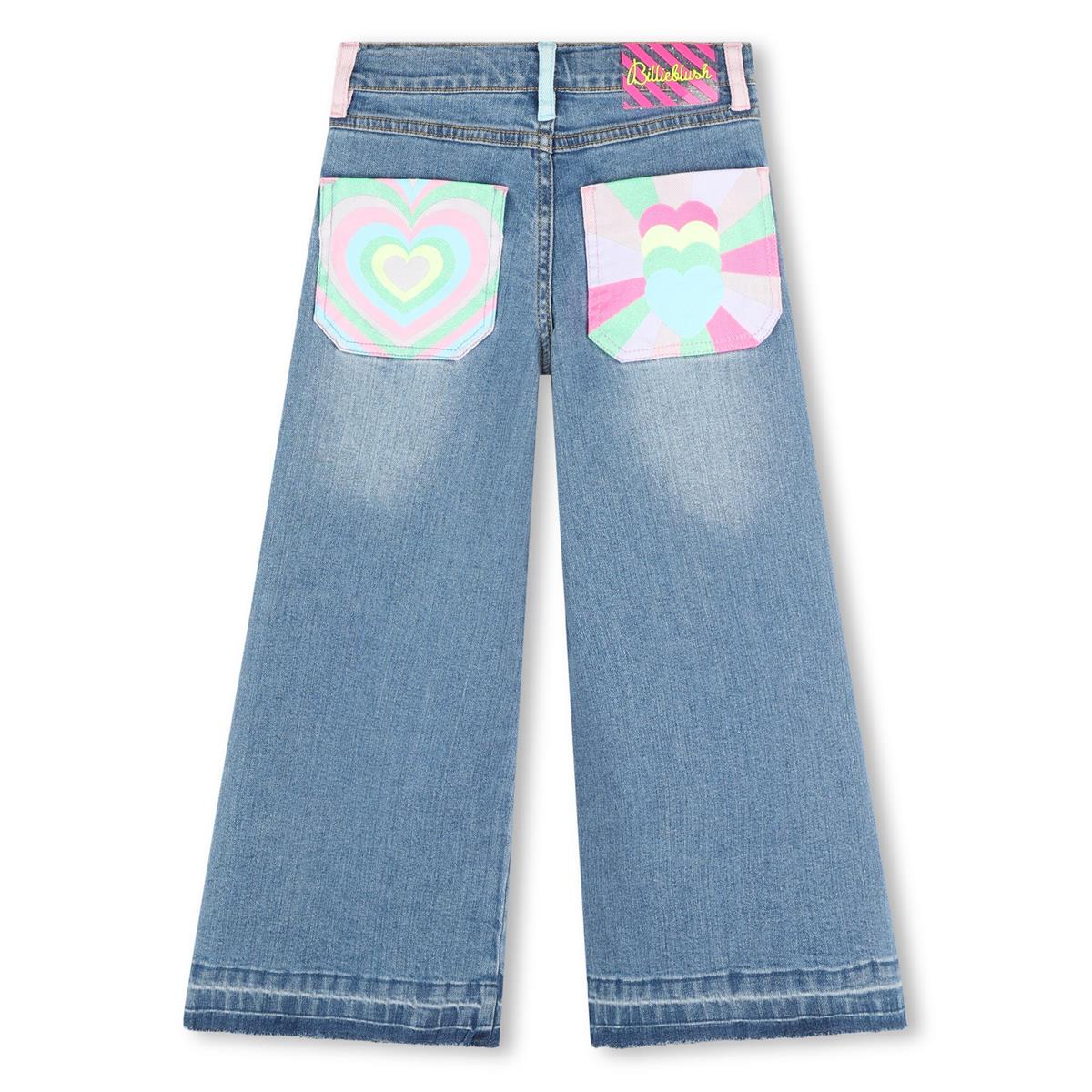 Girls Blue Denim Trousers