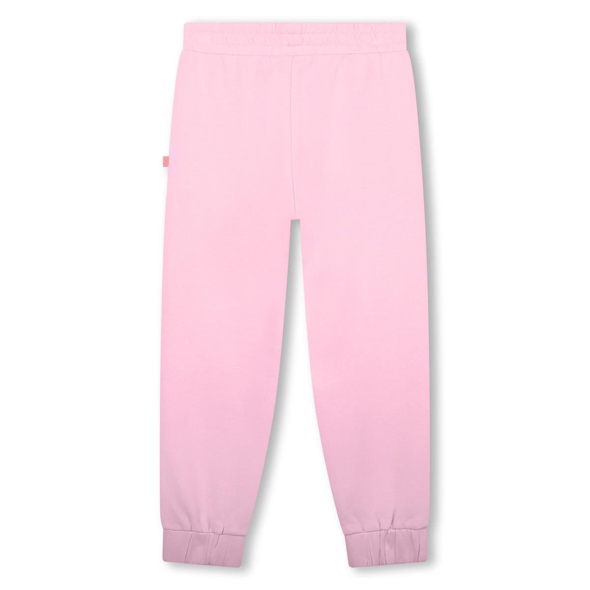 Girls Pink Logo Trousers
