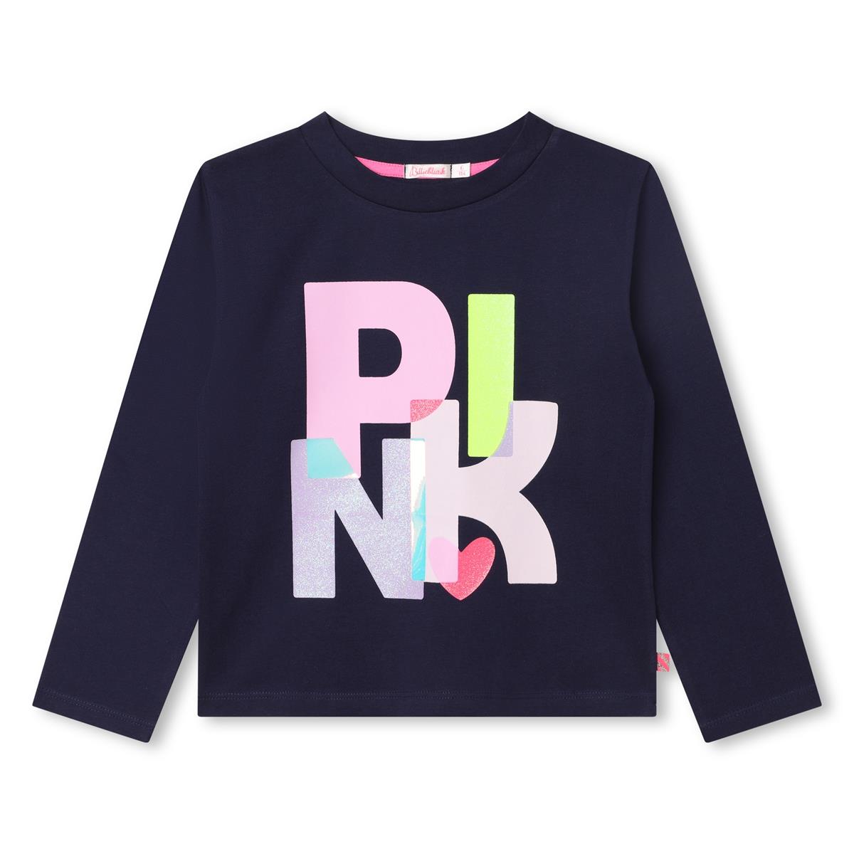 Girls Blue Printed T-Shirt