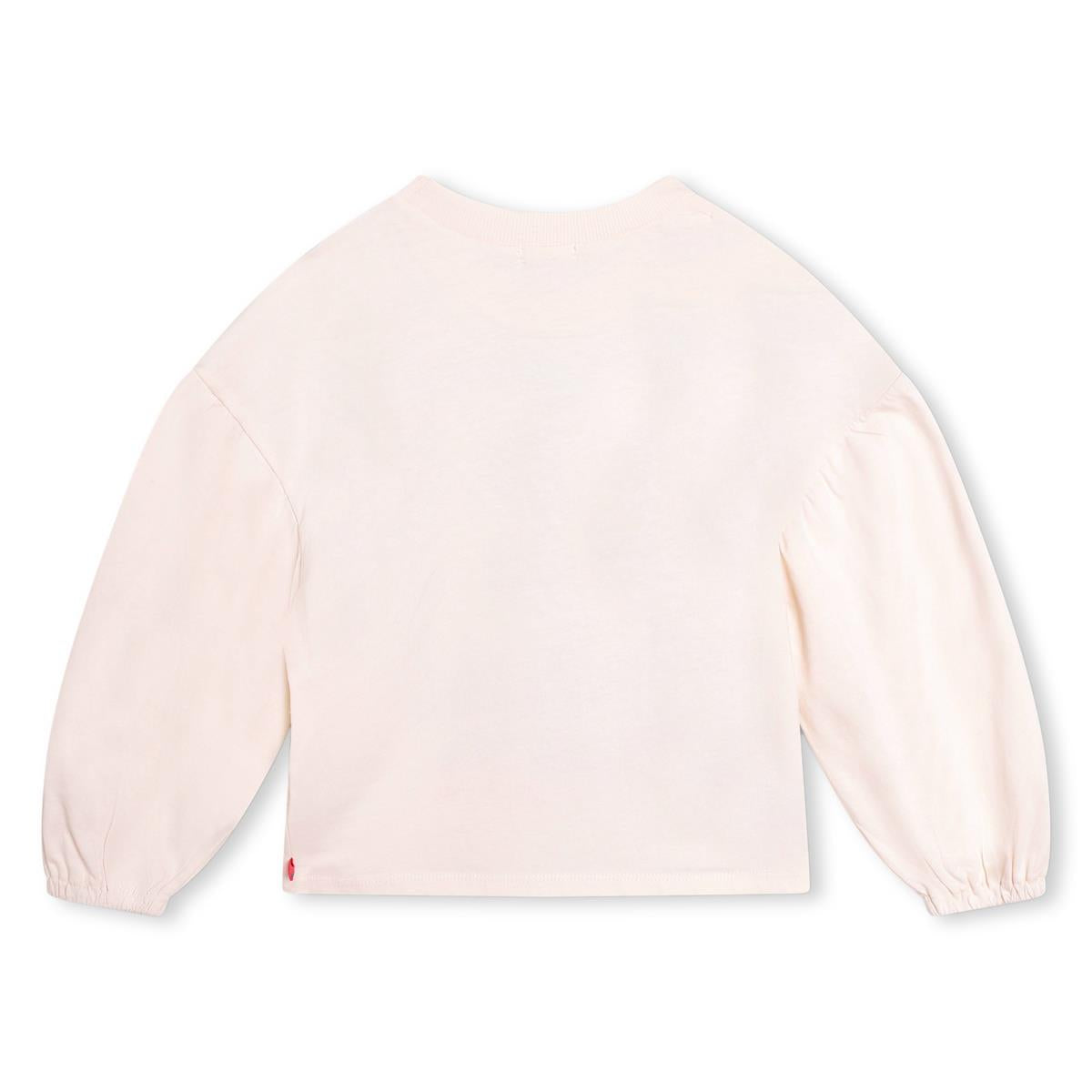 Girls Beige Logo T-Shirt