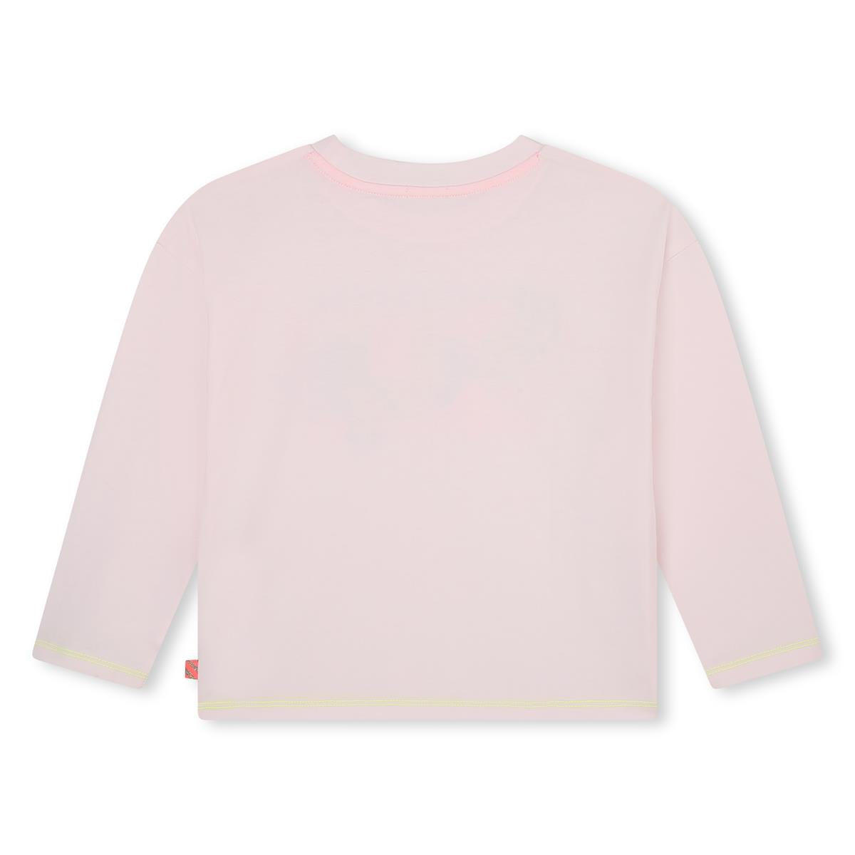 Girls Pink Printed T-Shirt