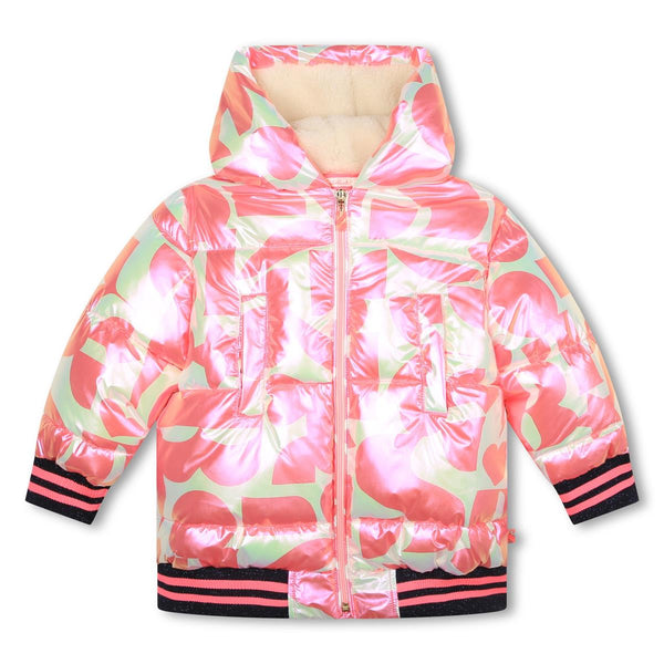 Girls Pink Padded Jacket