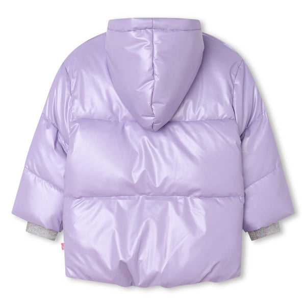 Girls Violet Padded Jacket