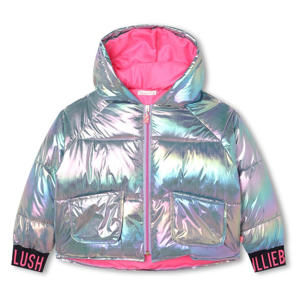 Girls Multicolor Padded Jacket