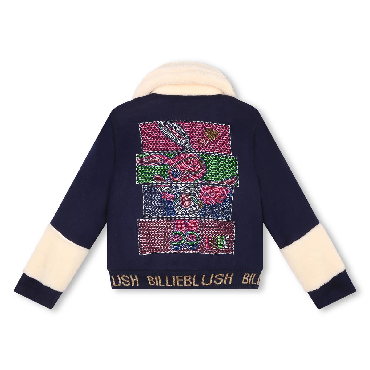 Girls Blue Wool Jacket