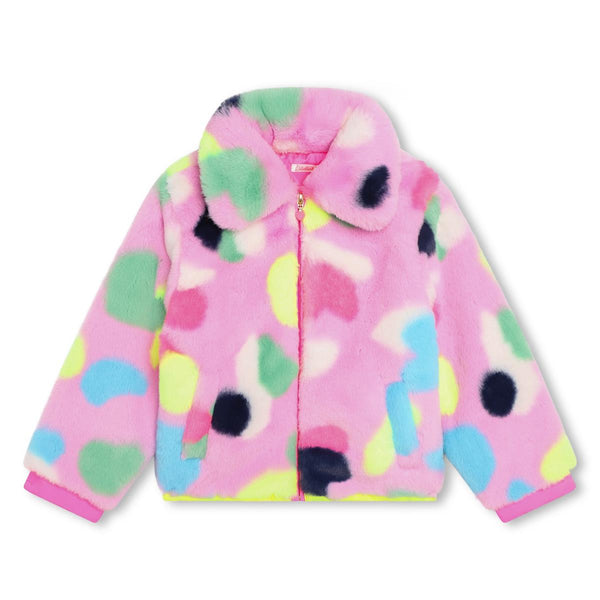 Girls Pink Zip-Up Jacket