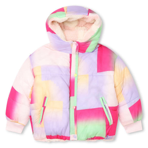 Girls Multicolor Padded Jacket