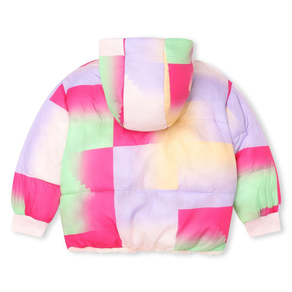 Girls Multicolor Padded Jacket