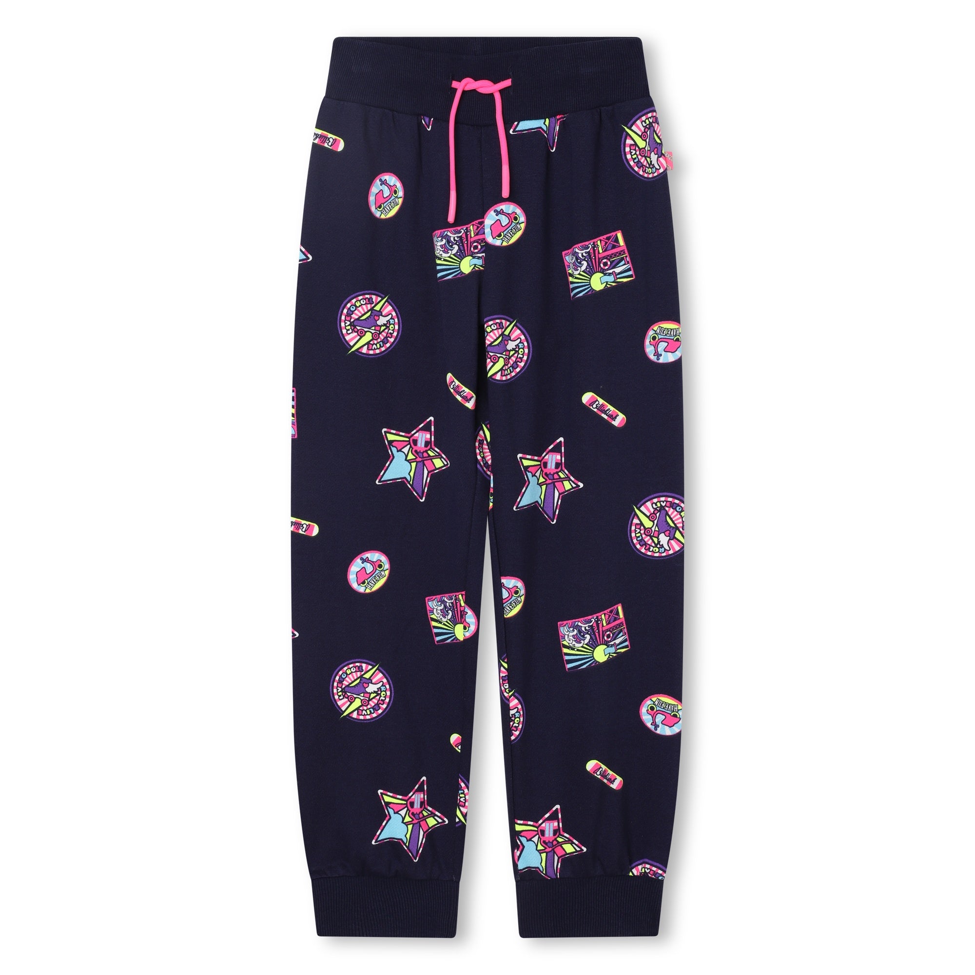 Girls Blue Printed Cotton Set