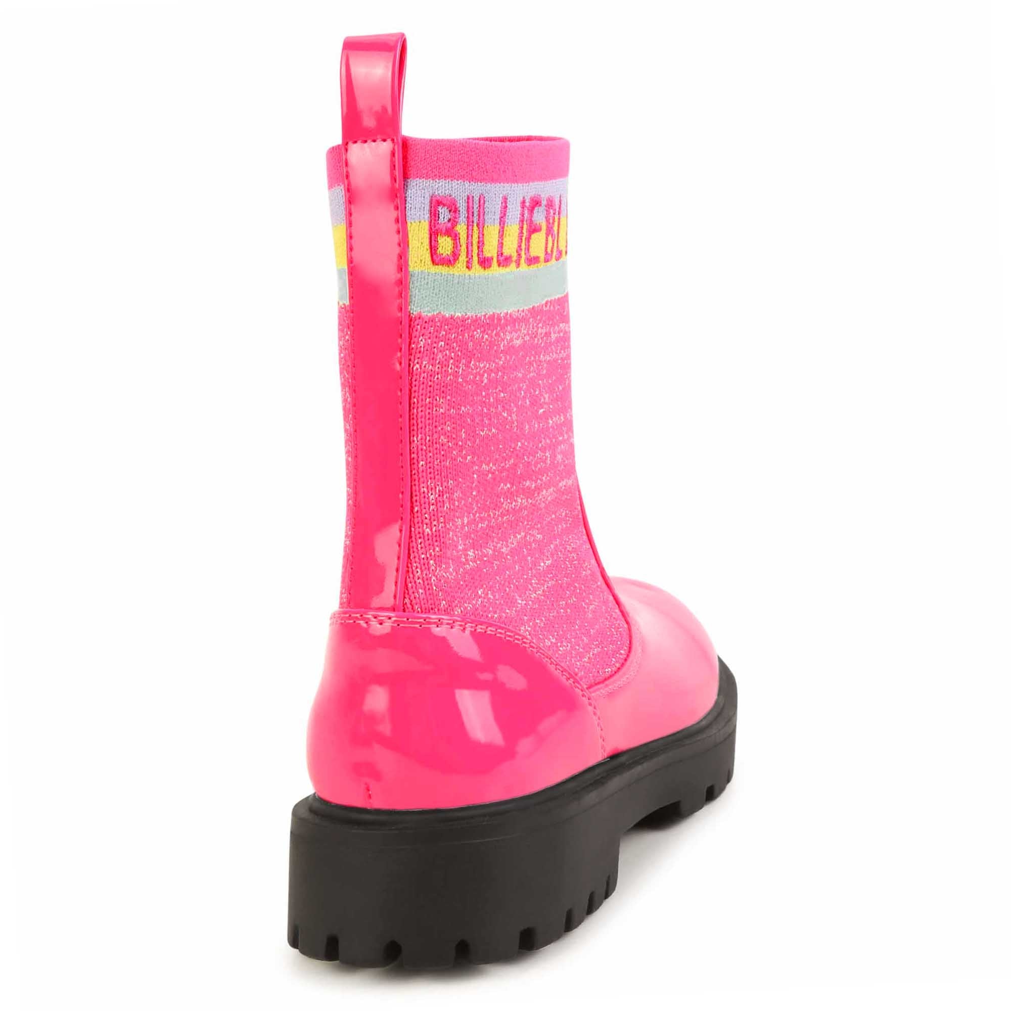 Girls Pink Logo Boots