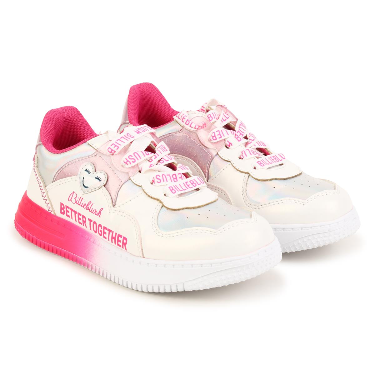 Girls White Logo Shoes