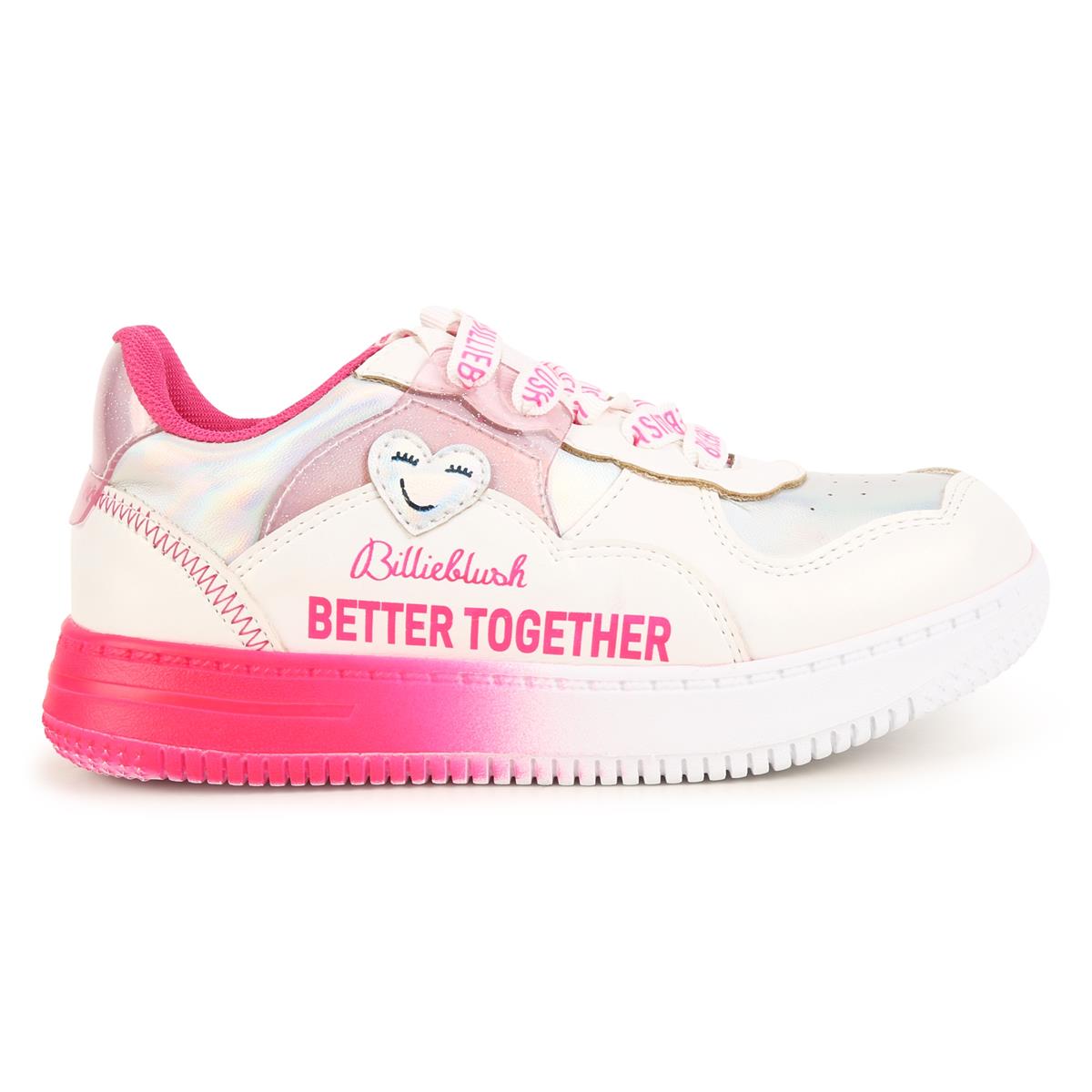 Girls White Logo Shoes