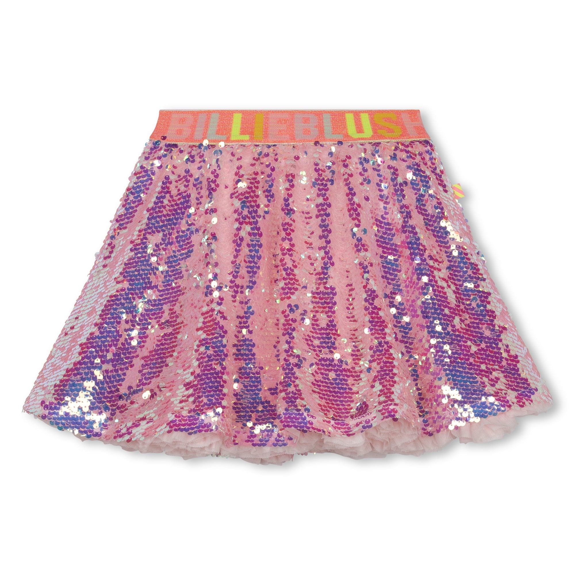 Girls Pink Sequin Skirt