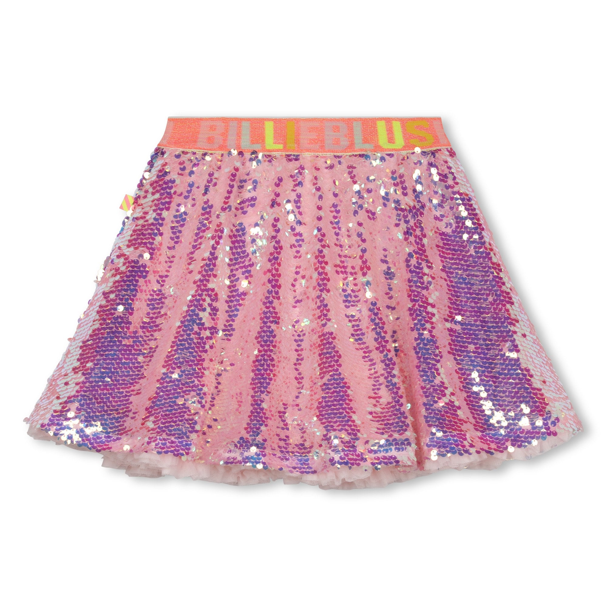 Girls Pink Sequin Skirt