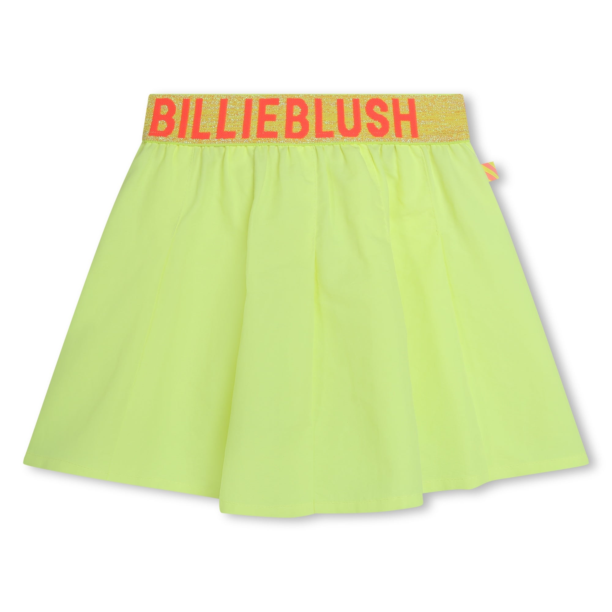 Girls Fluo Yellow Skirt