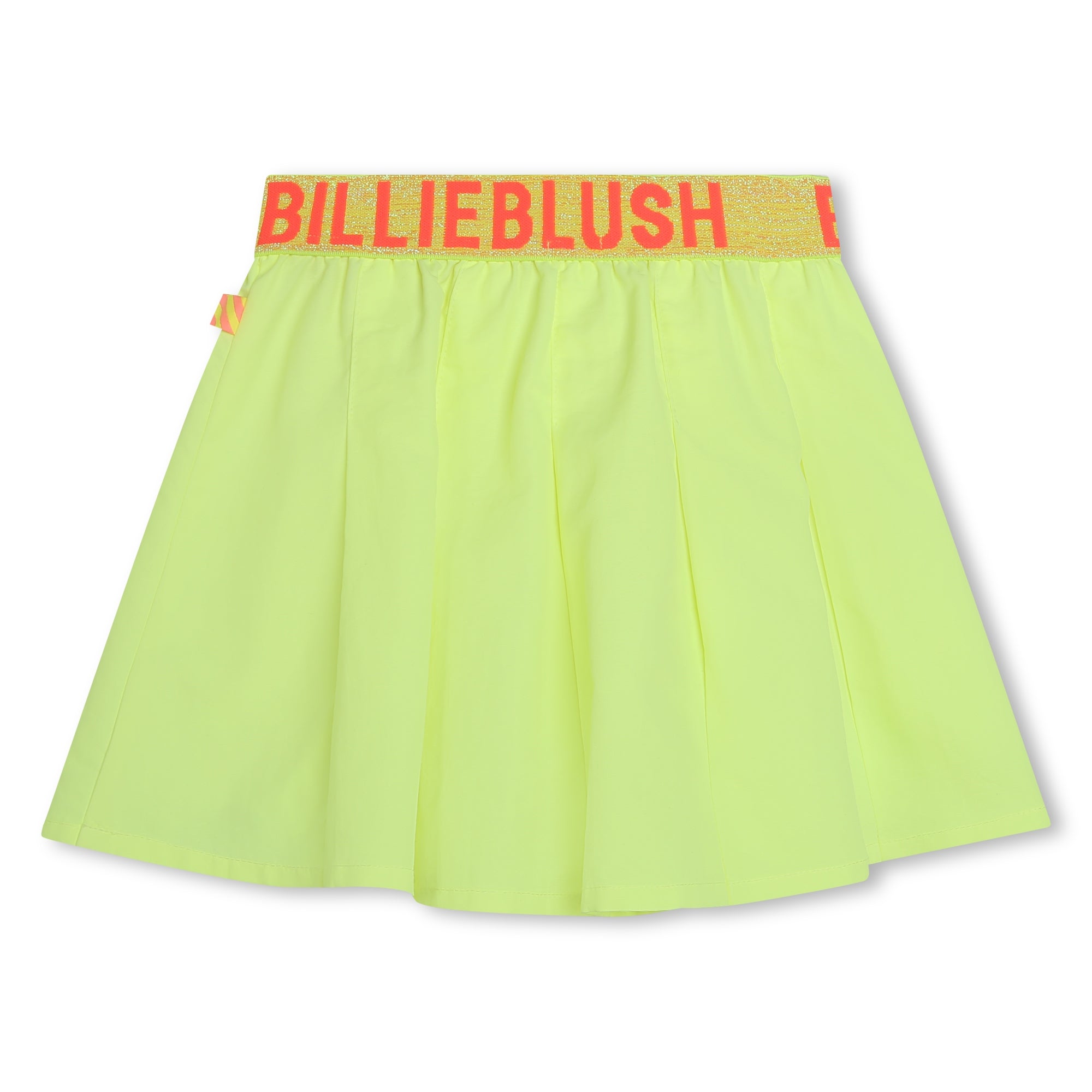 Girls Fluo Yellow Skirt