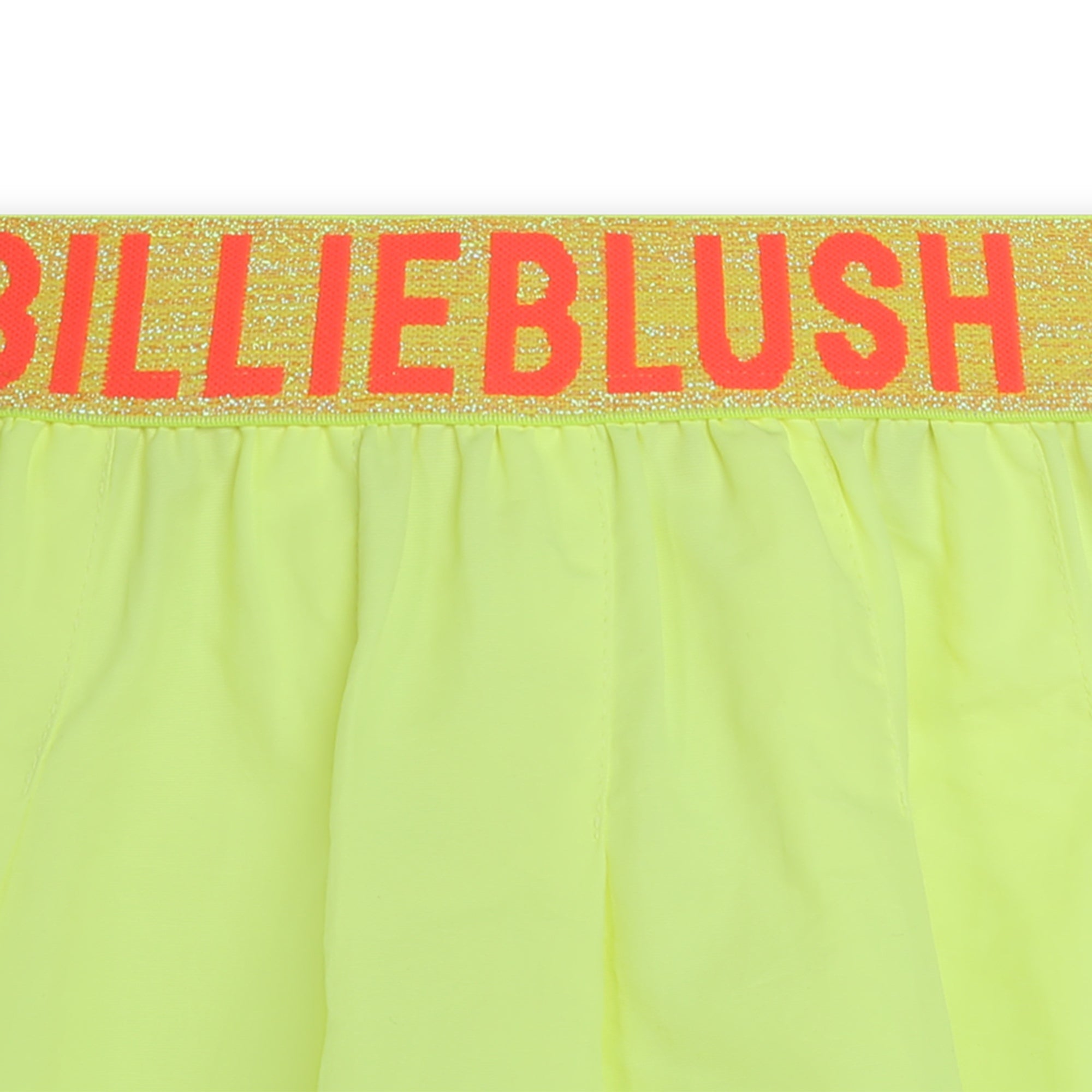 Girls Fluo Yellow Skirt